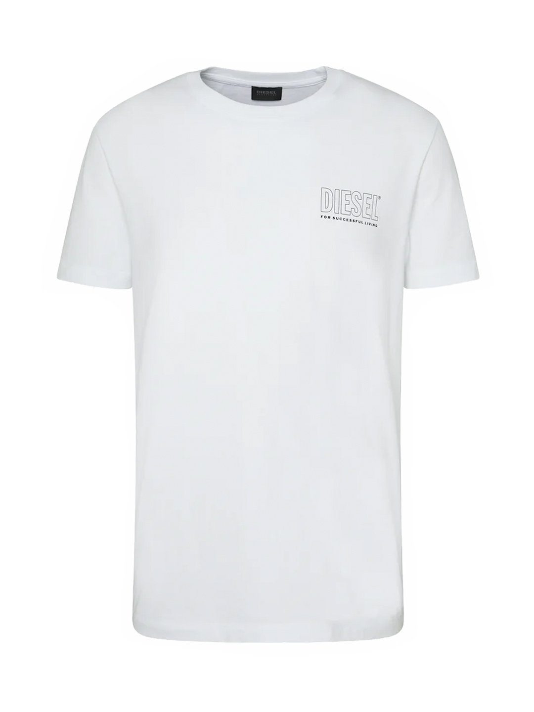 - Diesel Rundhals Basic UMLT-JAKE Rundhalsshirt Weiß 0QAZN