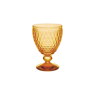 Villeroy & Boch Rotweinglas Boston Saffron Rotweinglas, 200 ml, gelb, Glas