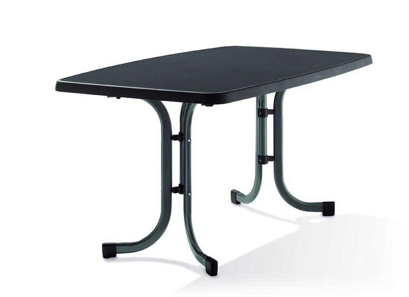 Klapptisch in Schiefer anthrazit, mecalit®-PRO - 150x72x90cm (BxHxT)