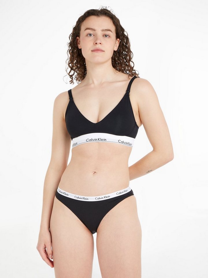 Calvin Klein Underwear Bikinislip mit klassischem Logobund, Der ideale Mix  aus feminin und sportlich