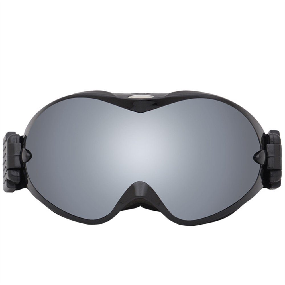 UV-Schutz, Für Dekorative Schutz, UV Skibrille (1-St), Schutzbrille Anti-Beschlag-Beschichtung praktischer silber Skibrille Snowboardbrille, mit Erwachsene,