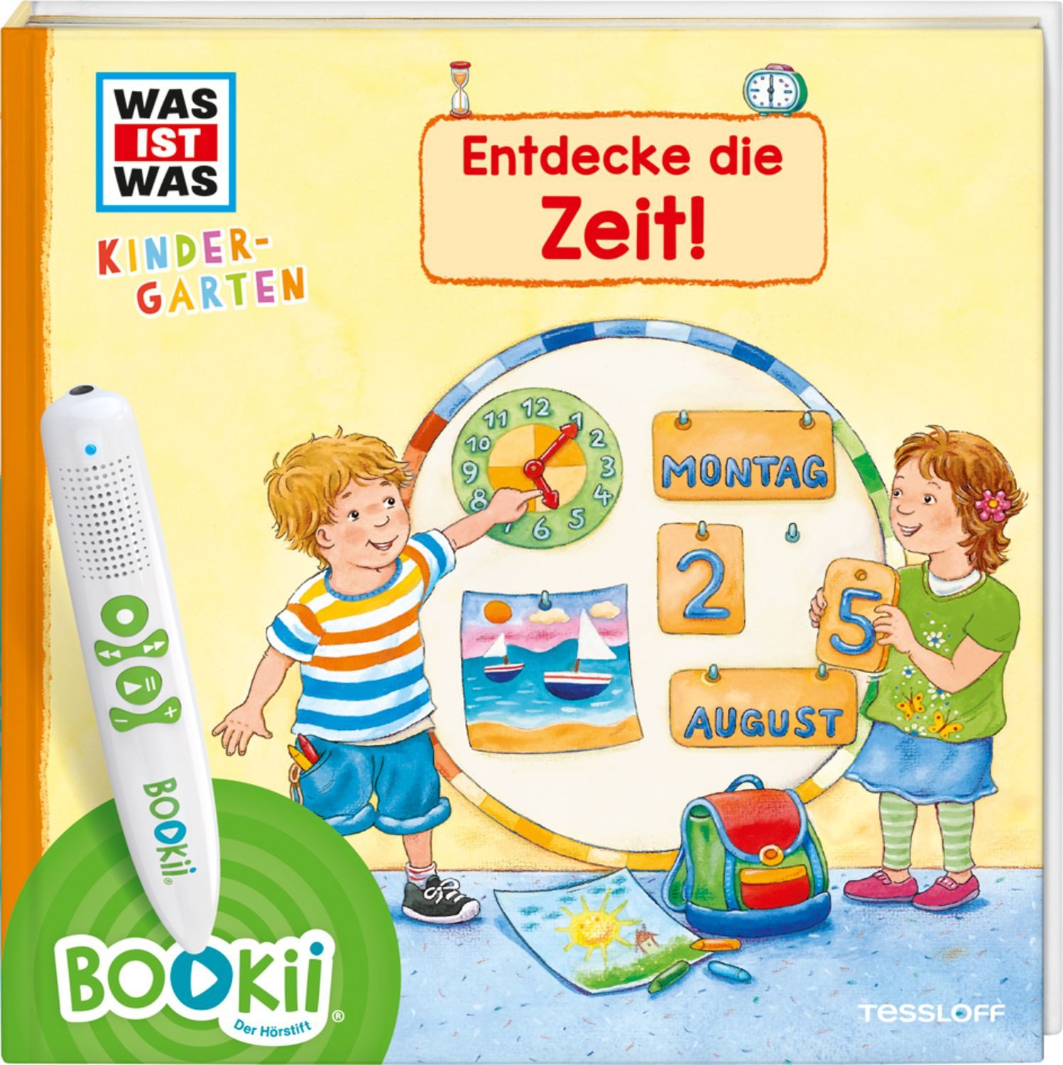 BOOKii® WAS IST WAS Kindergarten Entdecke die Zeit! / Benjamin Schreuder, Andrea Weller-Essers