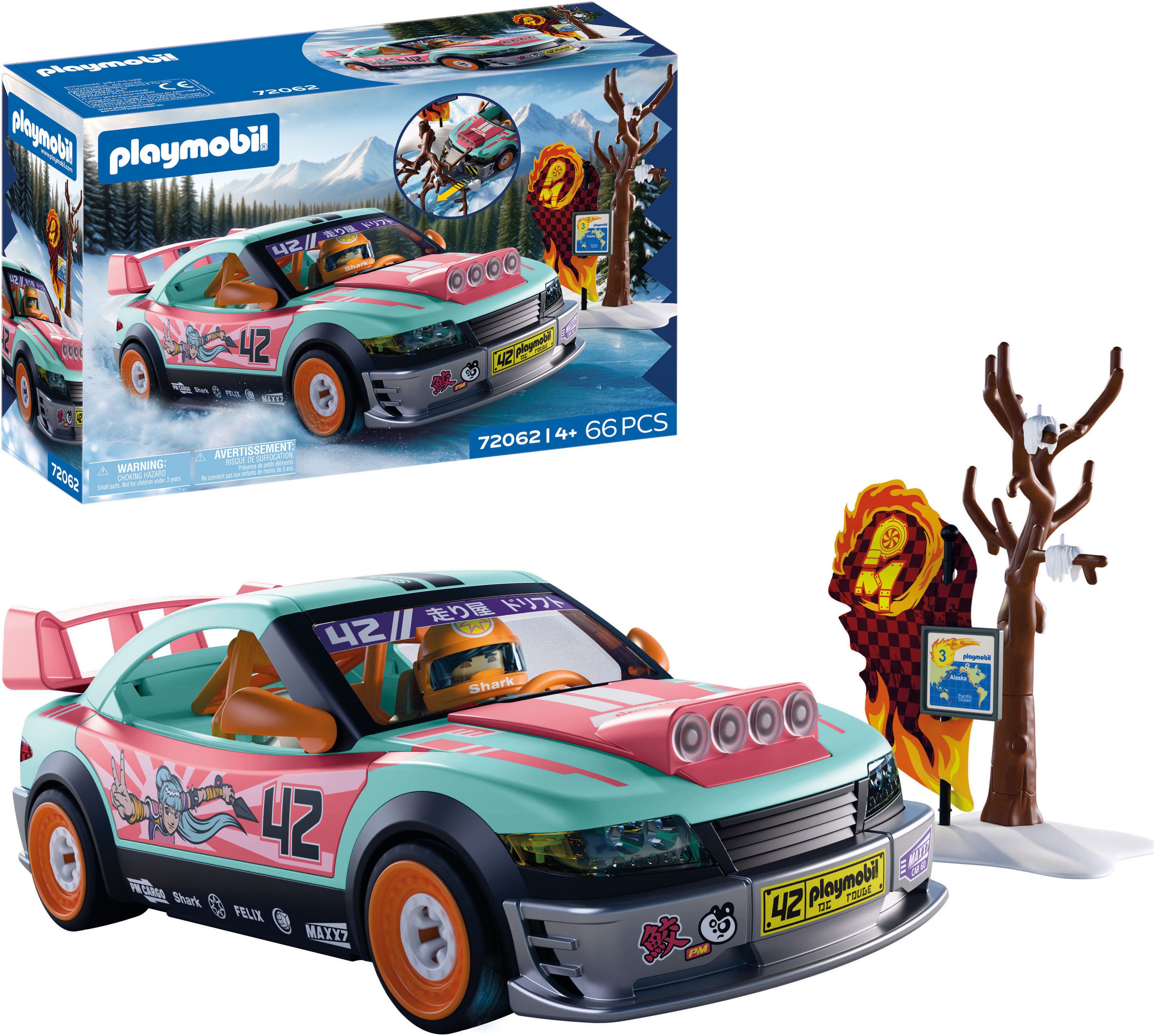 Playmobil® Offroad Tuningcar (72062), City Action Konstruktions-Spielset, (66 St), Made in Europe