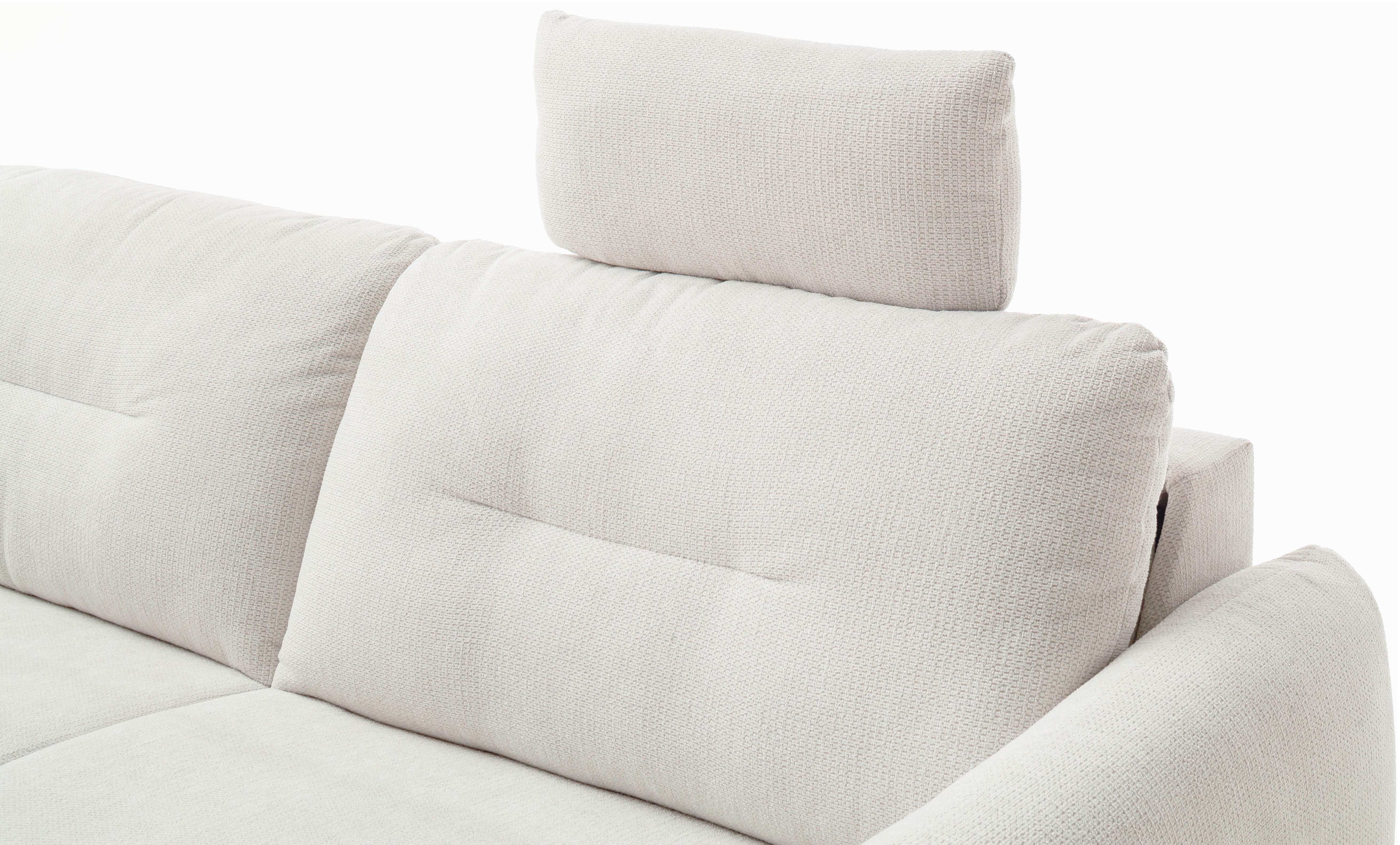 Home affaire Kopfstütze Clevina, variabel einsteckbar, Breite 55 cm, im passenden Bezug zum Schlafsofa Clevina erhältlich