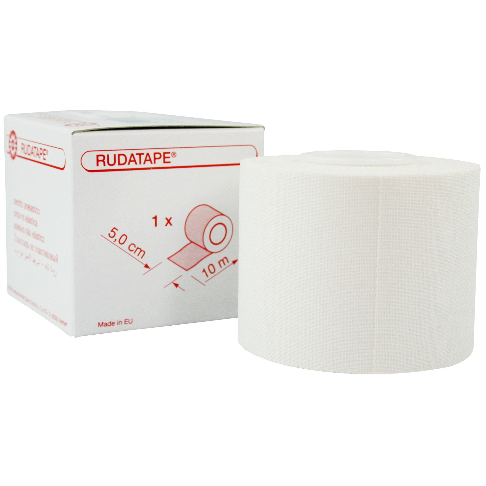 Nobamed Wundpflaster RUDATAPE 10 m x 5 cm Weiß