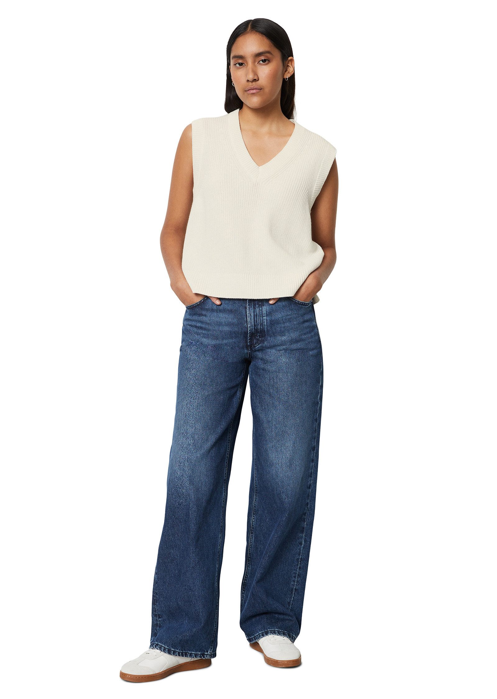 Marc O'Polo DENIM Strickpullover aus reiner Bio-Baumwolle