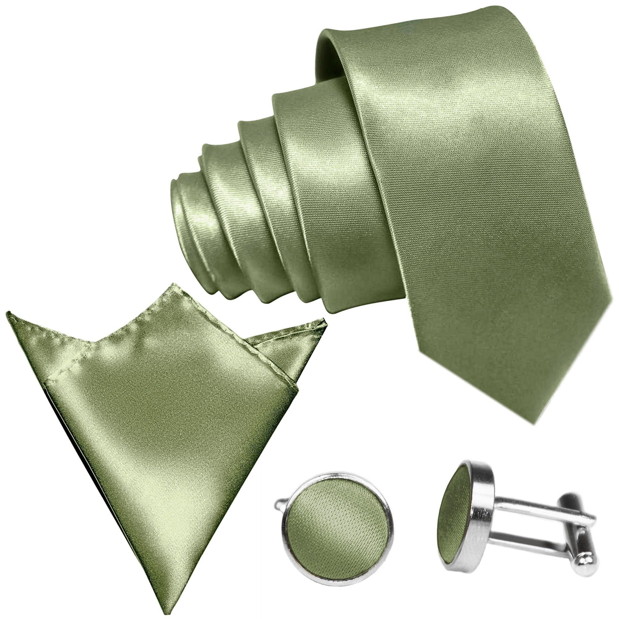 GASSANI Krawatte Satin Hochzeitskrawatte, Herren-Krawatte Hochzeit Schlips günstig online kaufen