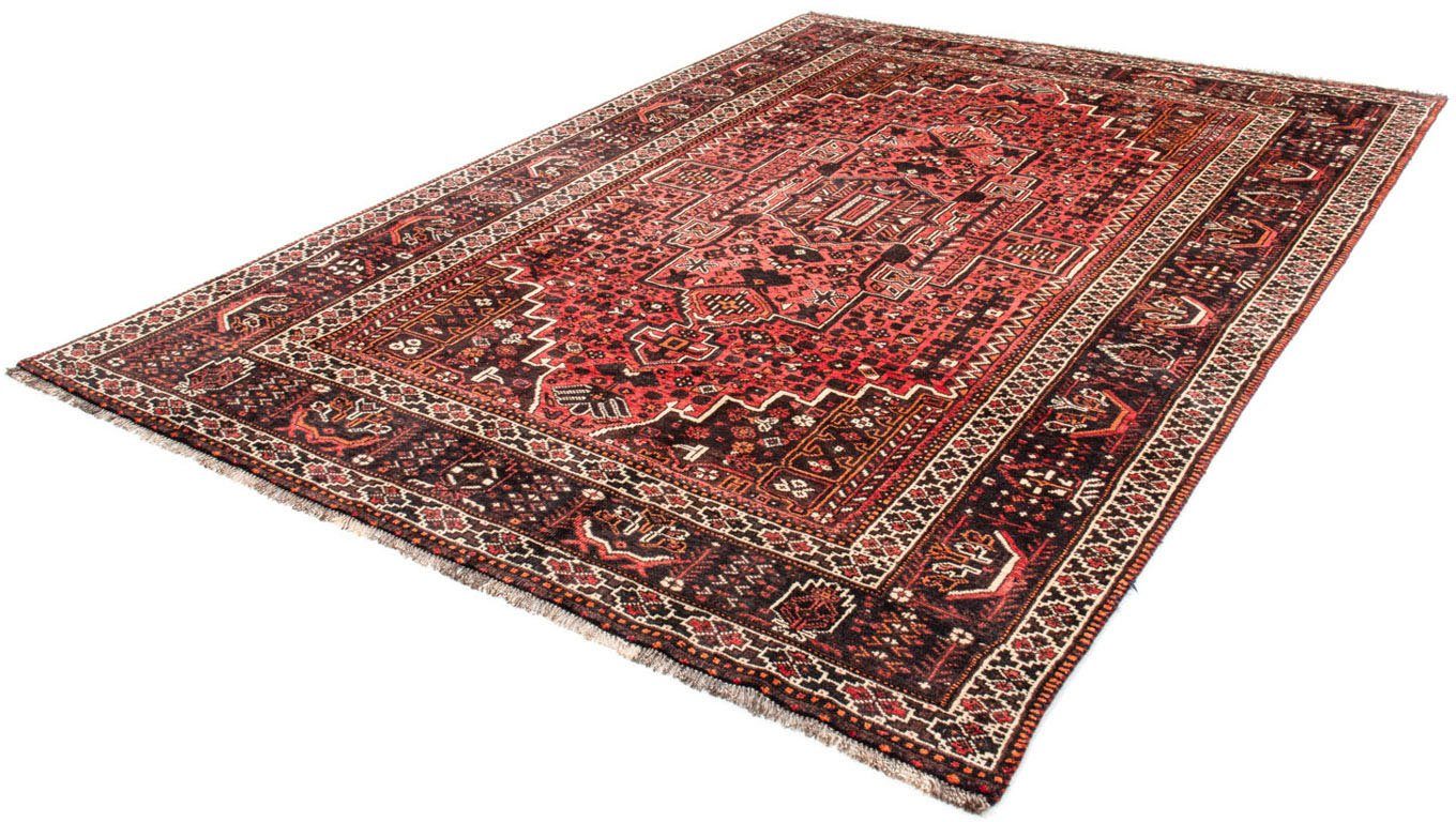 Wollteppich Shiraz Medaillon Rosso chiaro 310 x 213 cm, morgenland, rechteckig, Höhe: 10 mm, Unikat mit Zertifikat