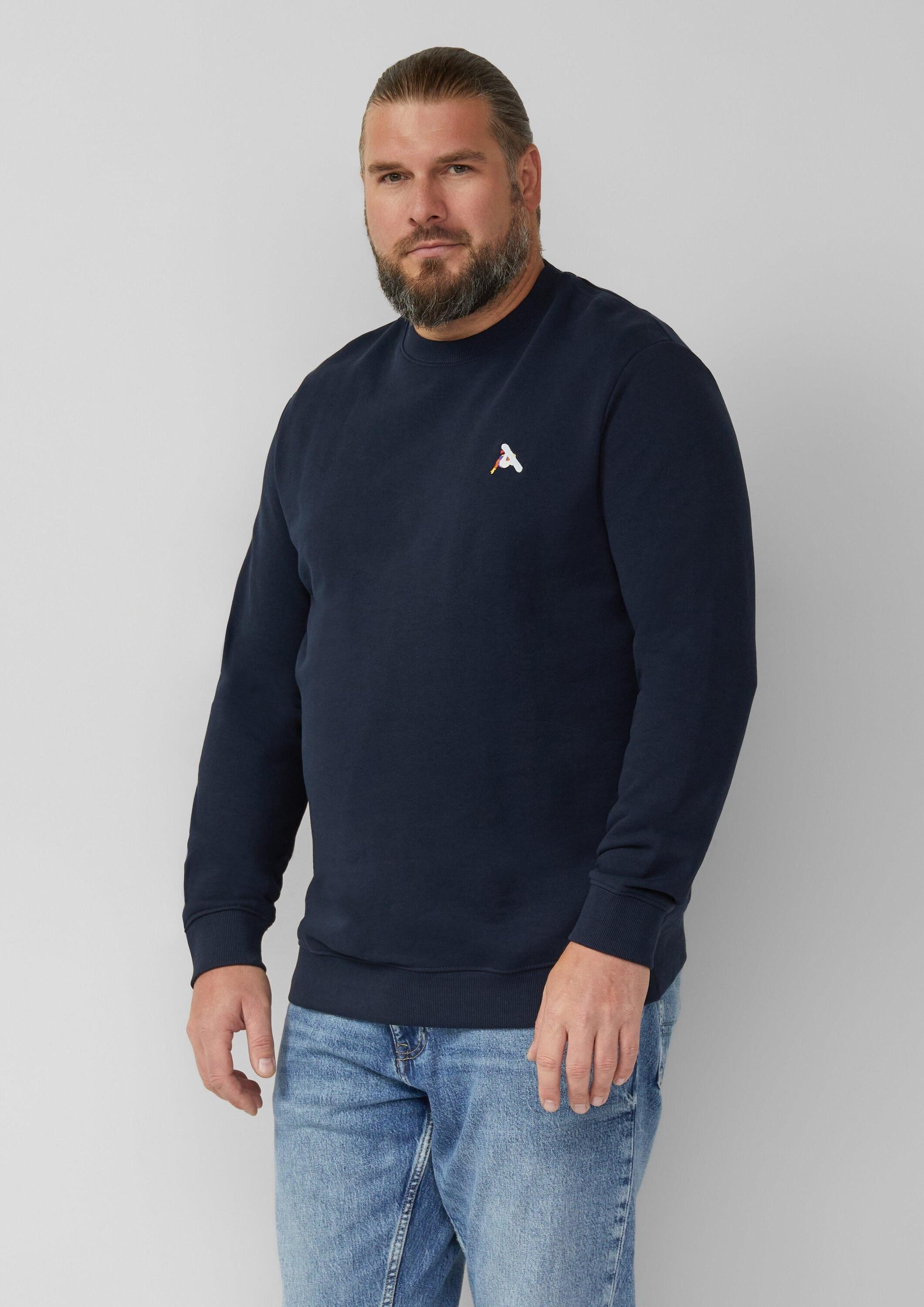 s.Oliver Sweatshirt Sweatshirt Weiches Sweatshirt mit Artwork im Relaxed Fit, Wintersport-Kollektion