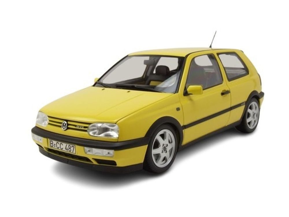 Norev Modellauto VW Golf 3 GTI Colour Concept 1994 gelb, Maßstab 1:18