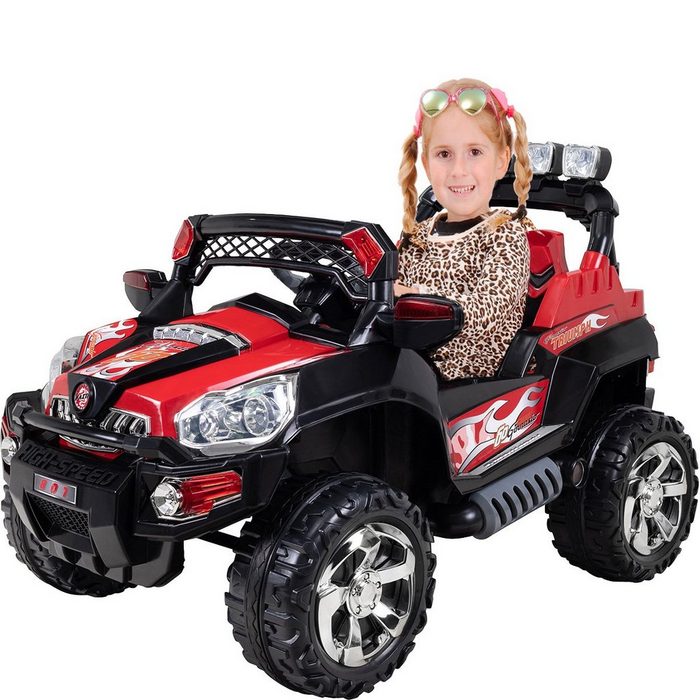 Actionbikes Motors Elektro-Kinderauto Kinder Elektro Auto Jeep 801 mit Fernbedienung Belastbarkeit 40 00 kg Kinder Offroad Fahrzeug Spielzeug ab 3 Jahre - Bremsautomatik