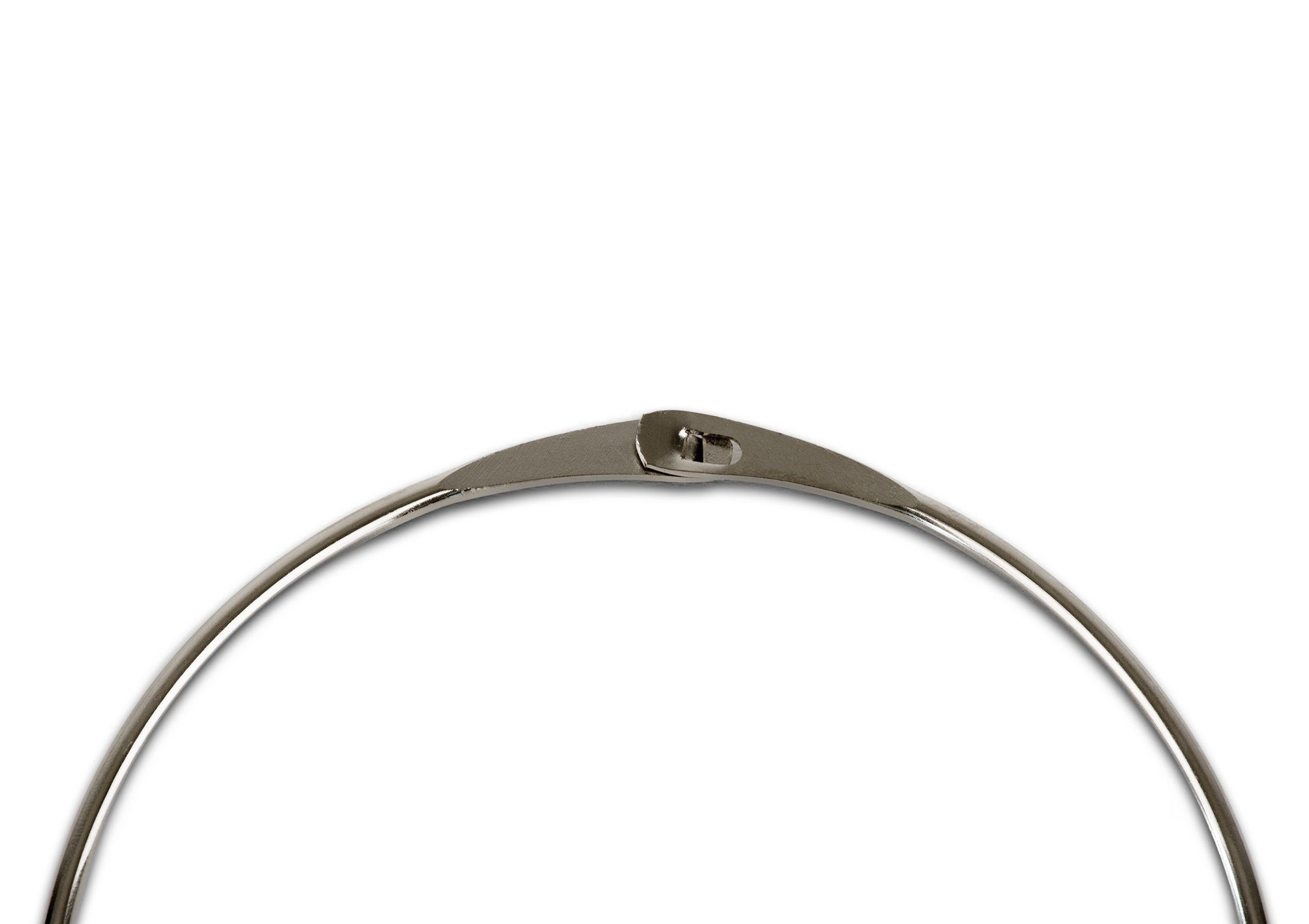 BigDean Schlüsselanhänger Warenring Schlüsselring 150mm mit Schnellverschluss (Set, 1-tlg., XXL Schlüsselring), Schnellverschluss, Retro, Stahl Verzinkt