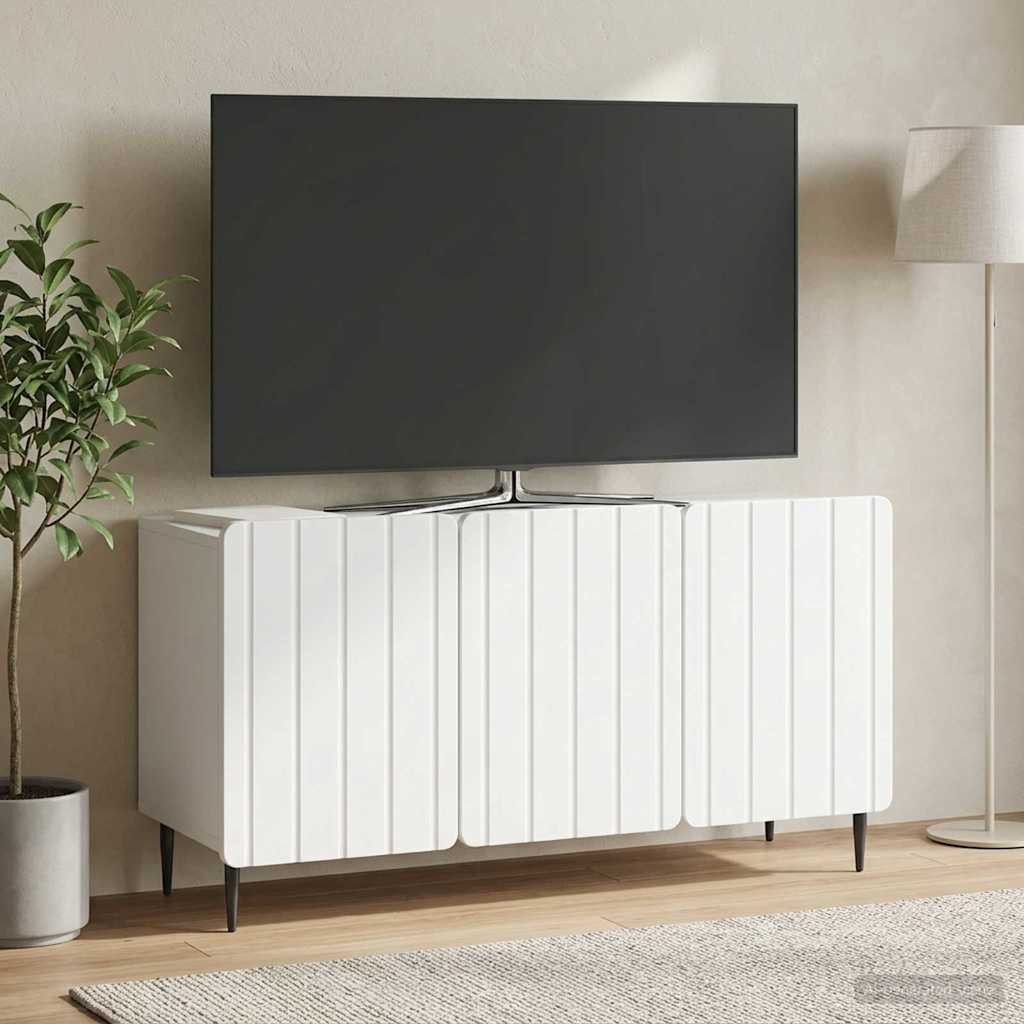 vidaXL TV-Schrank TV-Schränk Weiß 99 x 34,5 x 52 cm Holzwerkstoff (1-St)