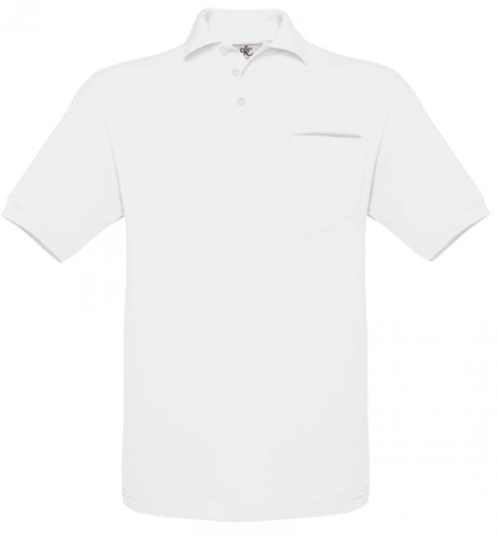 B&C Poloshirt Poloshirt Safran Pocket / Unisex