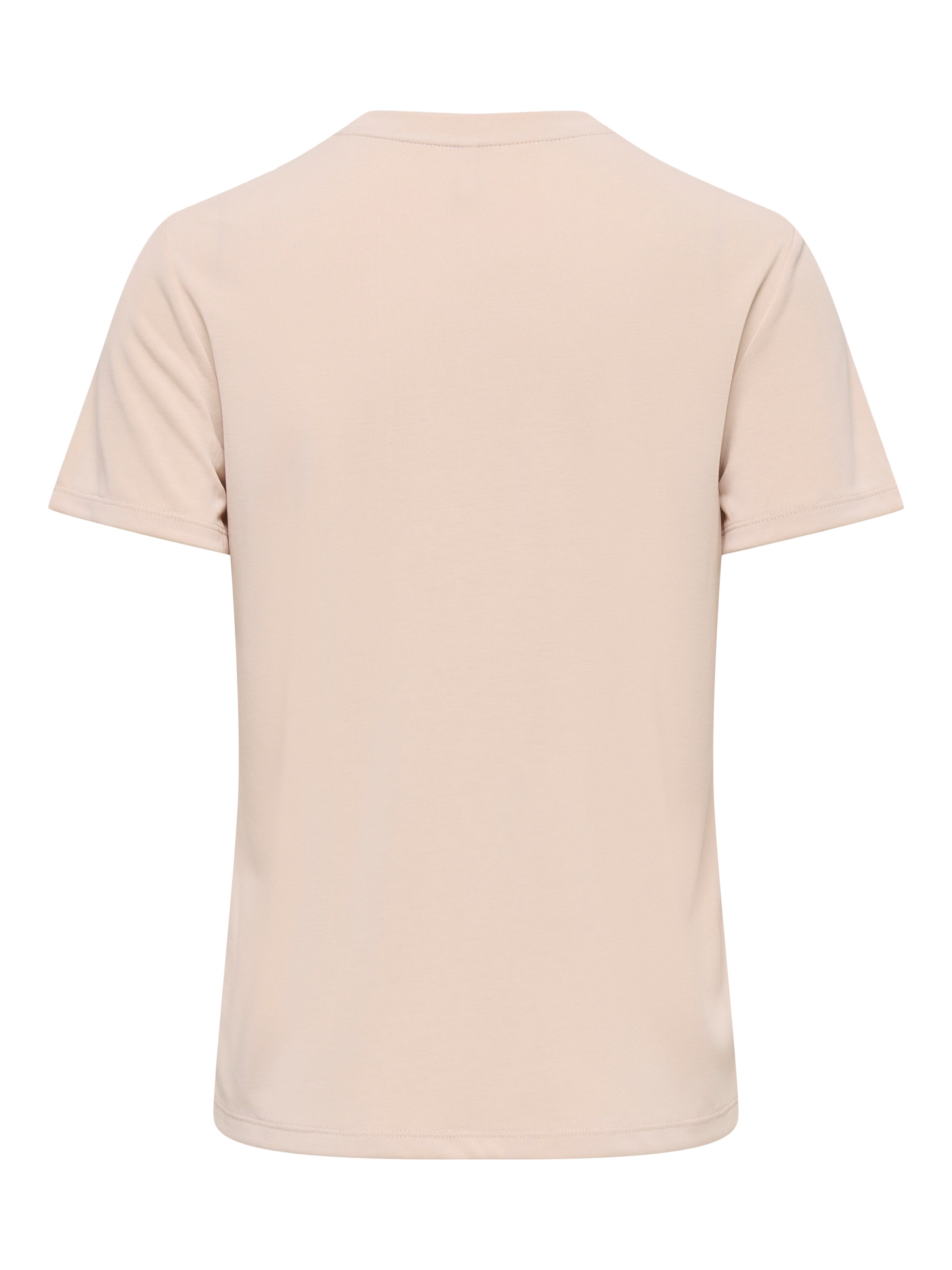 ONLY Kurzarmshirt ONLFREE LIFE MODAL S/S ATELIER TOP JRS Materialmix, Rundhals – Bild 3 von 3