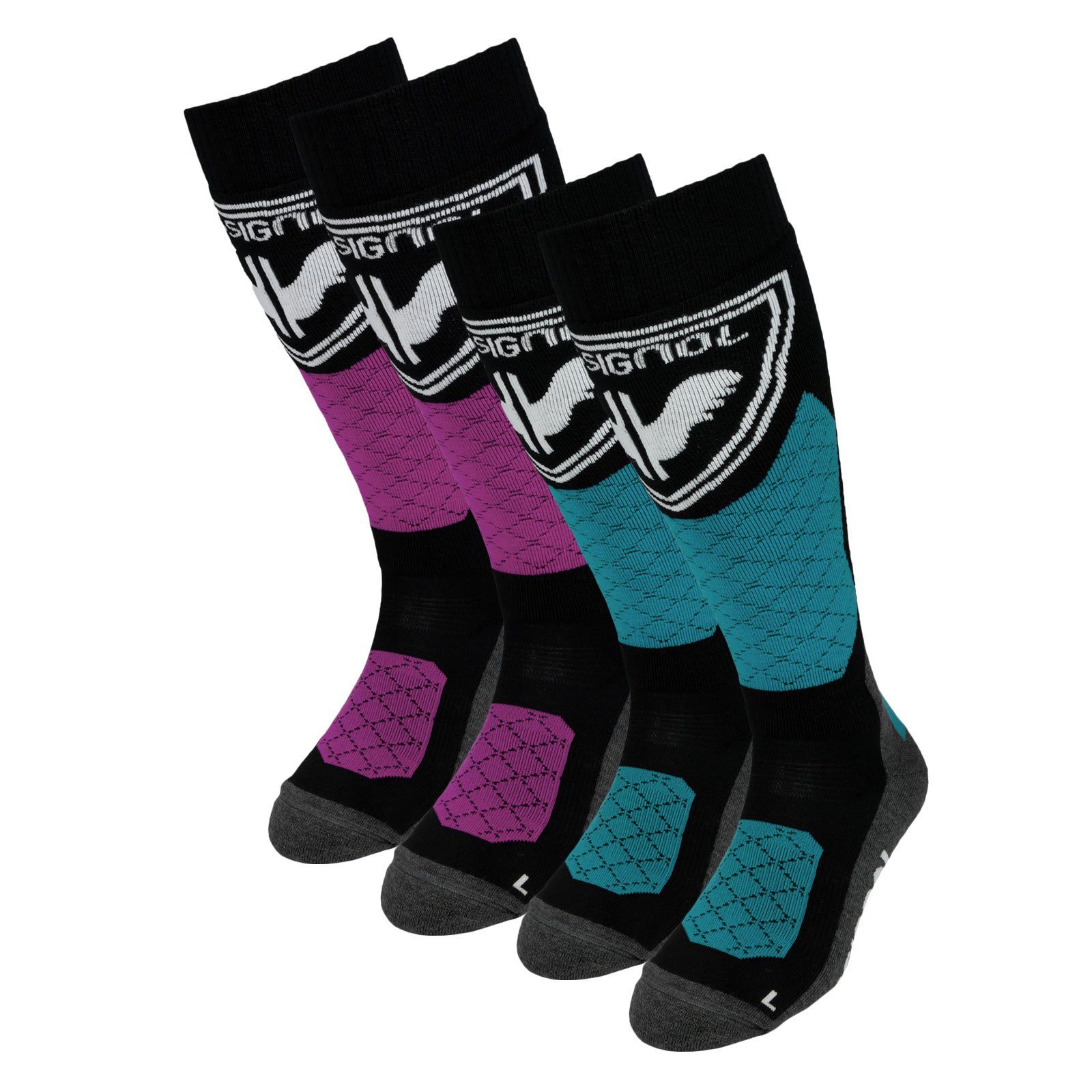 Rossignol Skisocken Thermotech (2-Paar) mit konturierter Polsterung günstig online kaufen