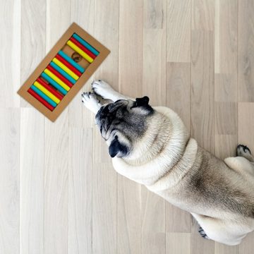 relaxdays Tier-Intelligenzspielzeug Intelligenzspielzeug für Hunde, Faserplatte