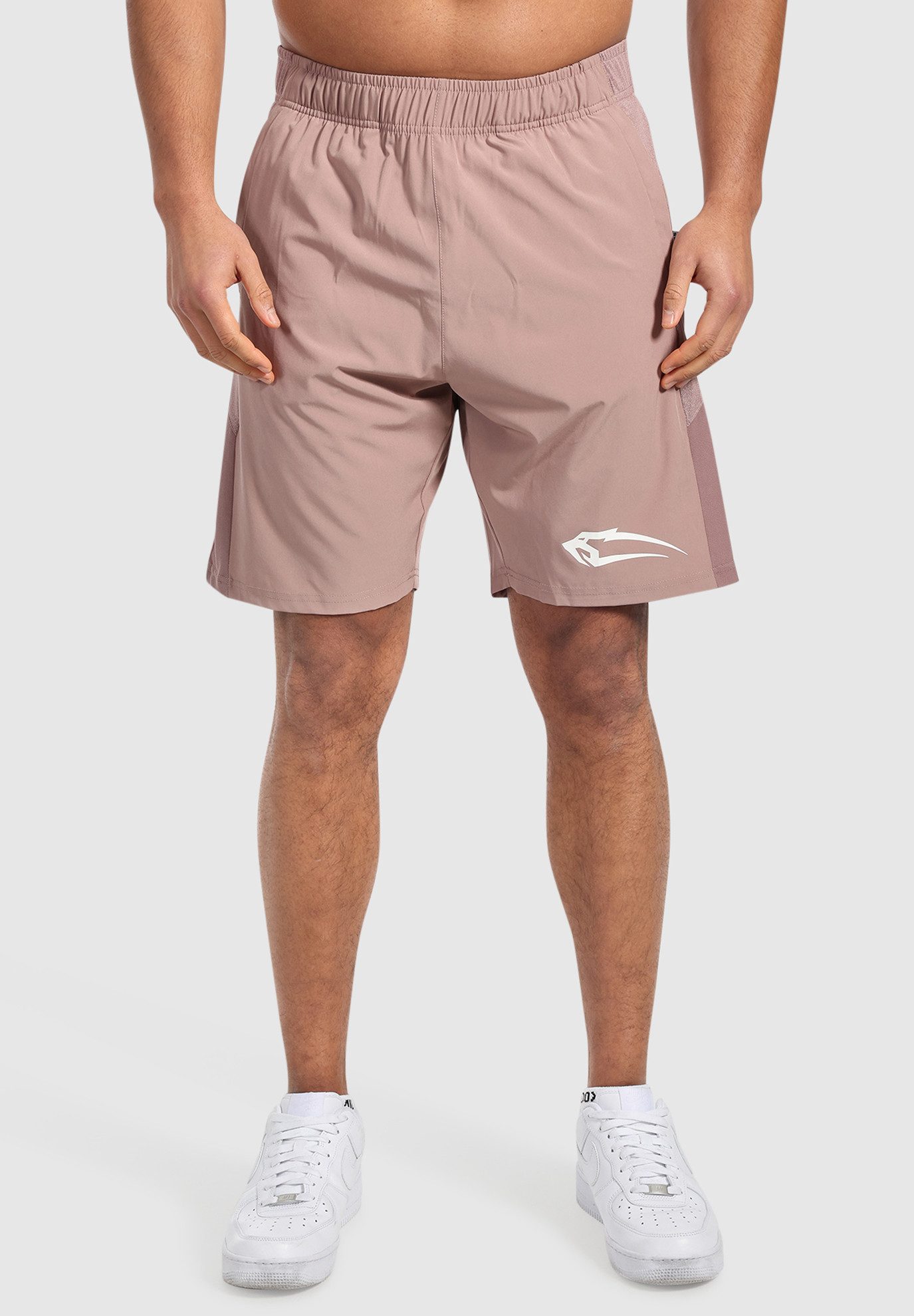 Smilodox Shorts Powerfit Triple, Ultrabequeme Sporthose, Schnelltrocknend atmungsaktiv Sweatshorts mit Tunnelzug, Kurze Shorts für Fitness Jogging Freizeit