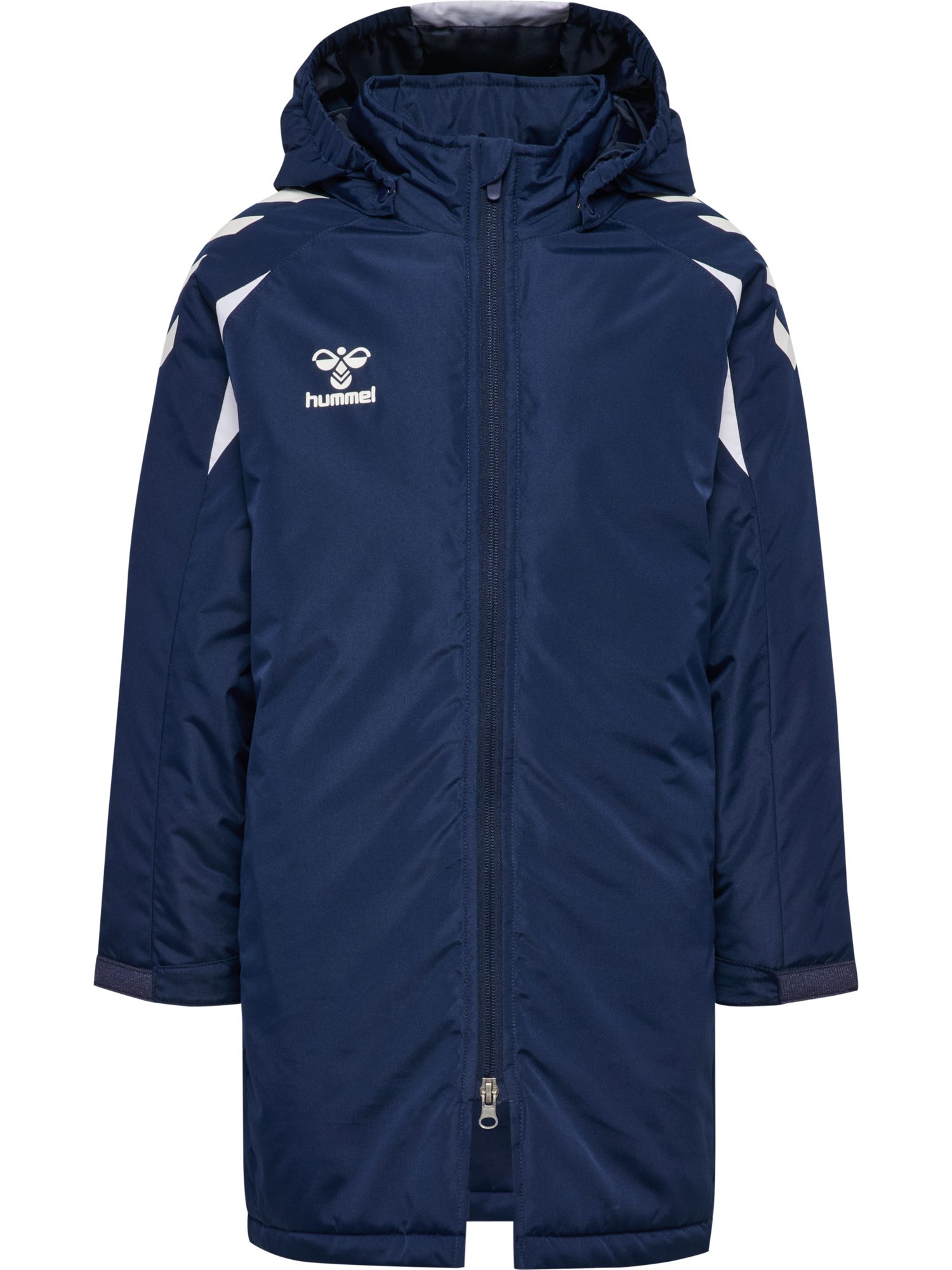 hummel Stadionjacke HMLCORE 2.0 BENCH JACKET KIDS für Kinder und Jugendliche, aus Polyester, aus Interlock-Stoff