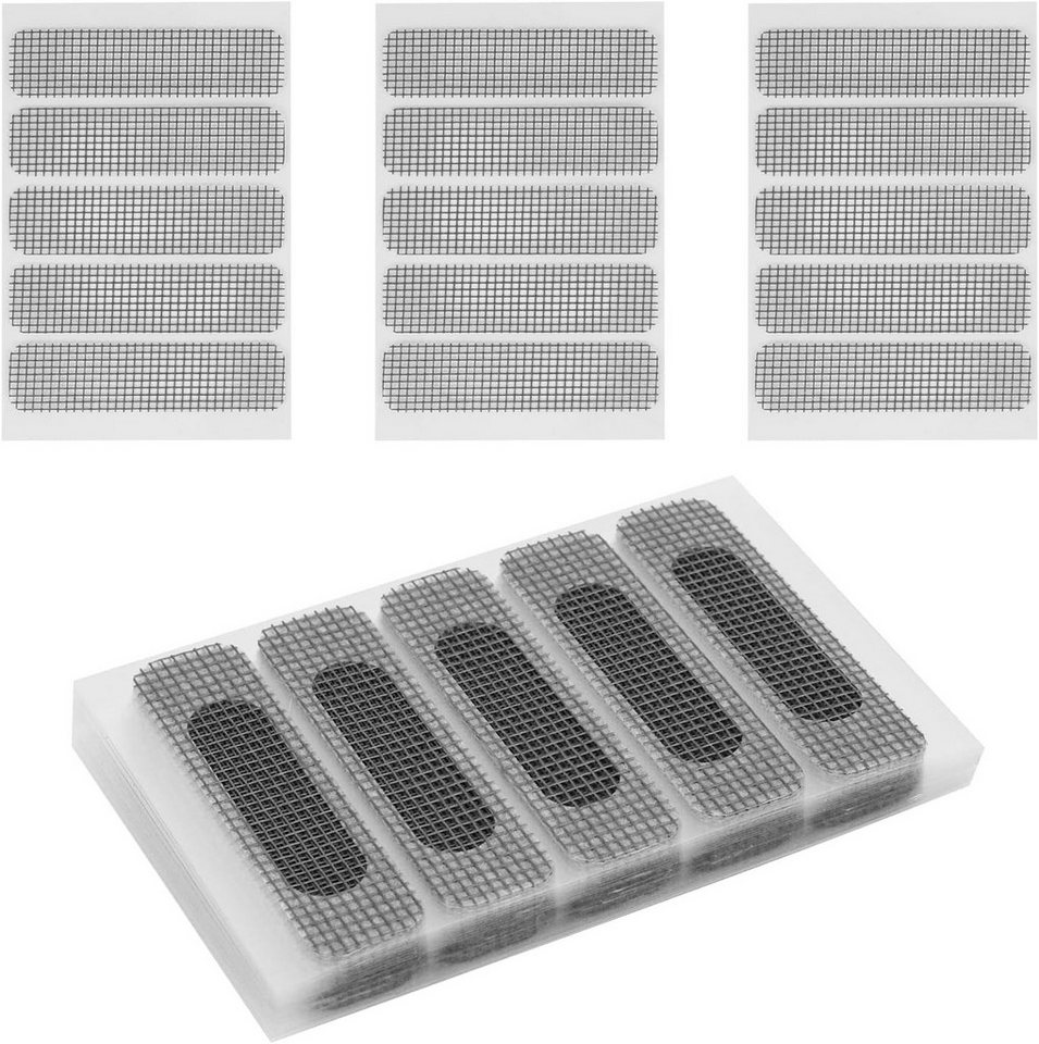 FOUORTUNATE-BEE Reparatur-Set 150 Reparaturflicken für Fliegengitter an Fenstern und Türen, Ideal zum Ausbessern von Löchern und Rissen im Insektenschutz