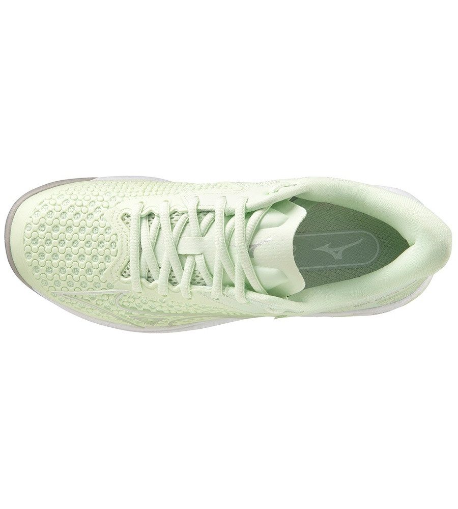 Mizuno Wave Exceed Tour 5 Sandplatz/Clay hellgrün Damen Tennisschuh