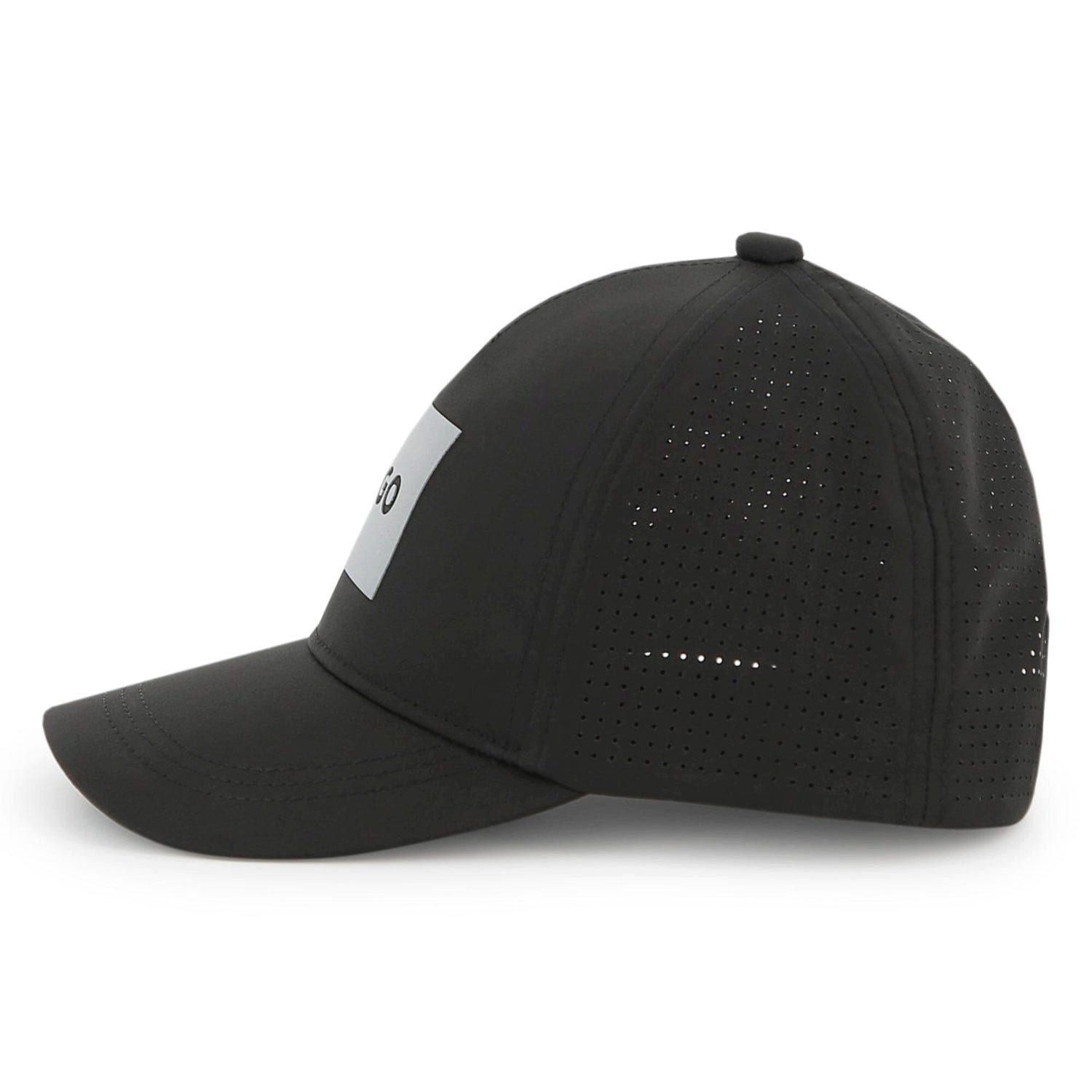 HUGO Baseball Cap HUGO Kids Cap mit Logo – Schwarz