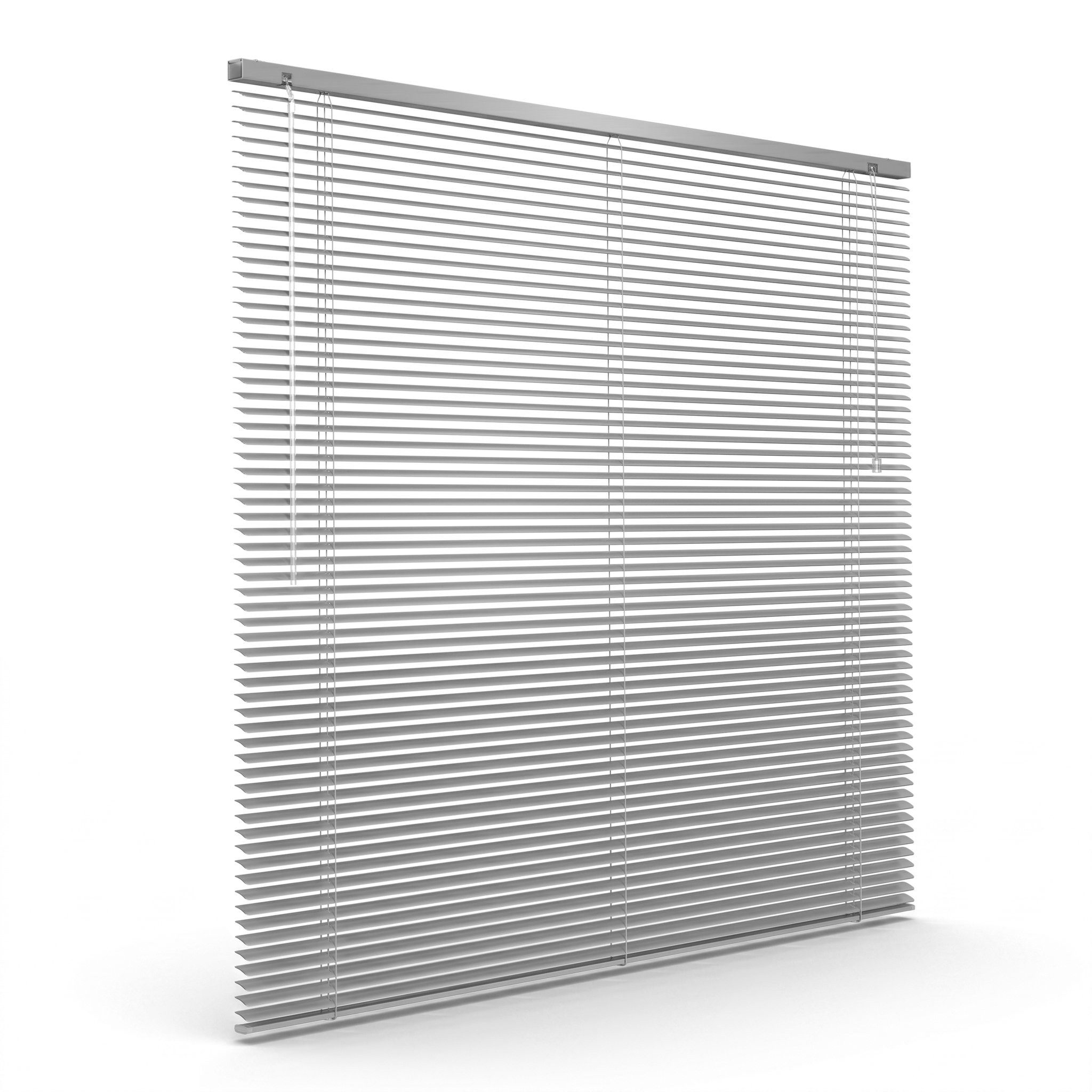 Victoria M. Jalousie Aluminium Jalousie, 40 x 130 cm, silber glänzend, mit Bohrenohne Bohren, freihängend, Sicht- Licht- und Blendschutz, inkl. Klemmclips
