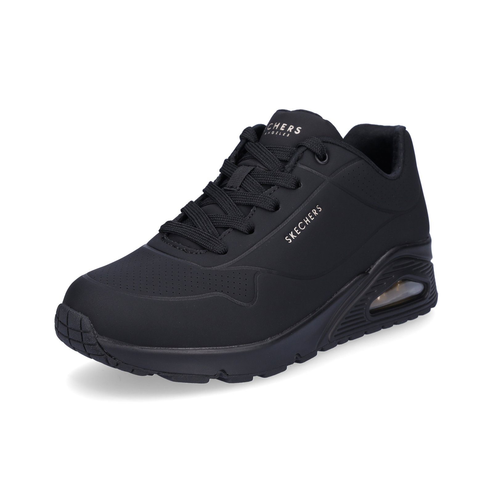 durabuck Damen black Skechers Sneaker schwarz Sneaker Skechers