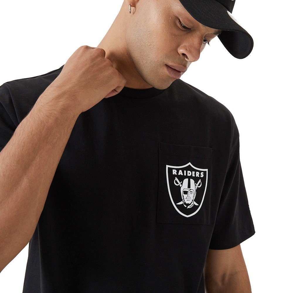 Logo NFL Las Print-Shirt Vegas New Era Raiders
