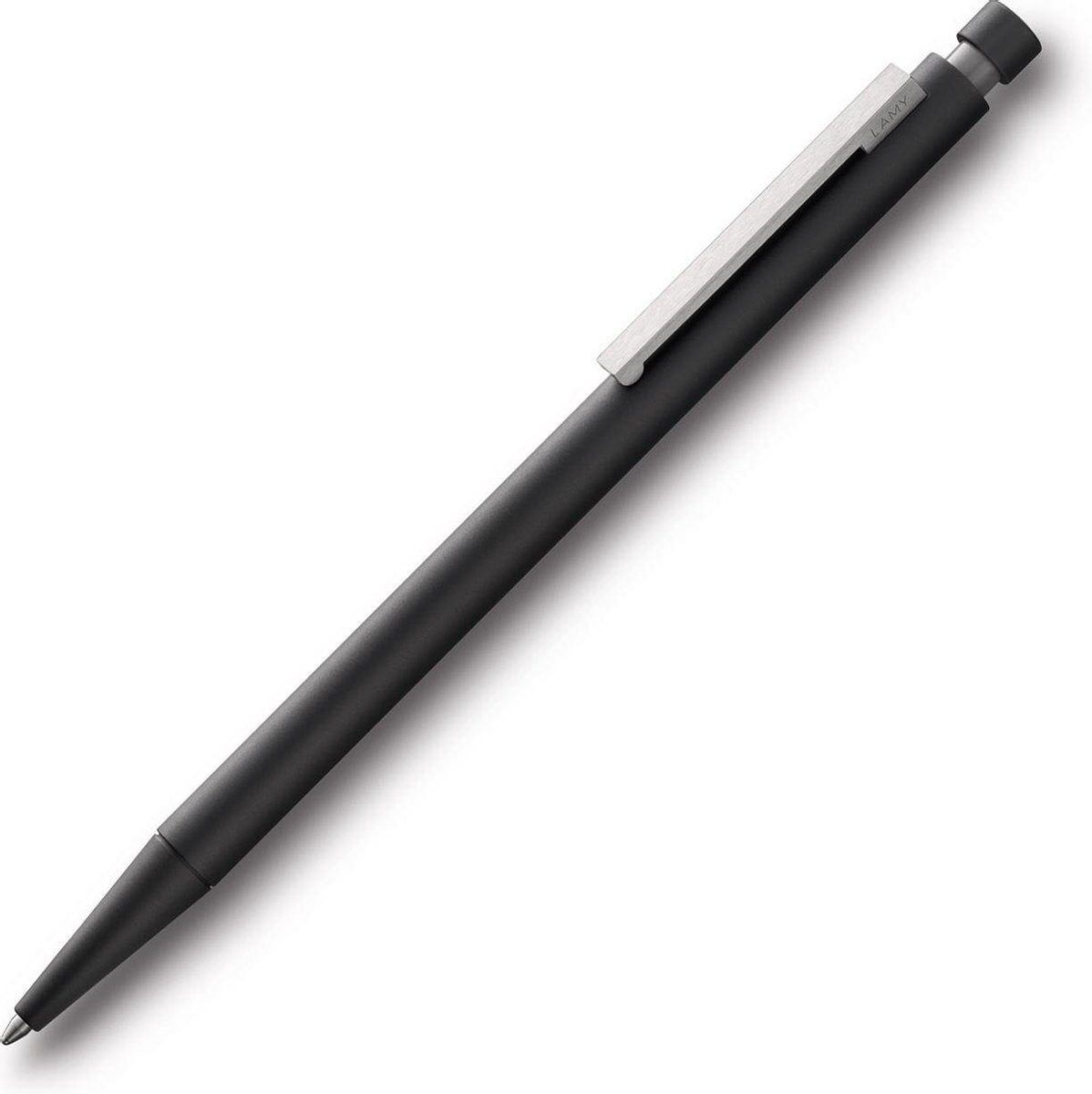 LAMY Druckkugelschreiber cp 1, (1-tlg), Medium Spitze; nachfüllbar mit Patronen; Clip aus Metall; für Rechts