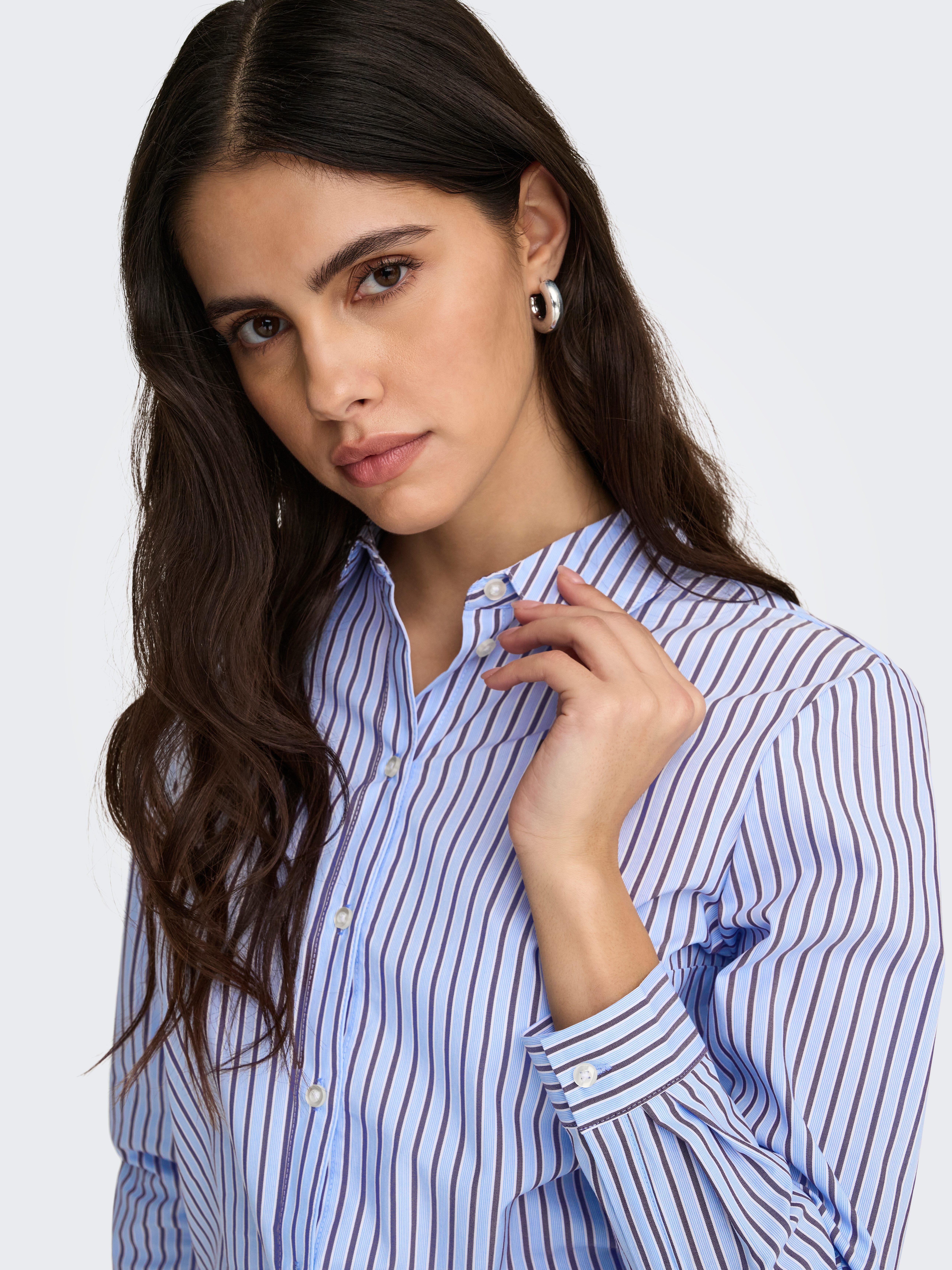 JDY Hemdbluse JDYMIO L/S SHIRT WVN NOOS Baumwollmischung, regular fit