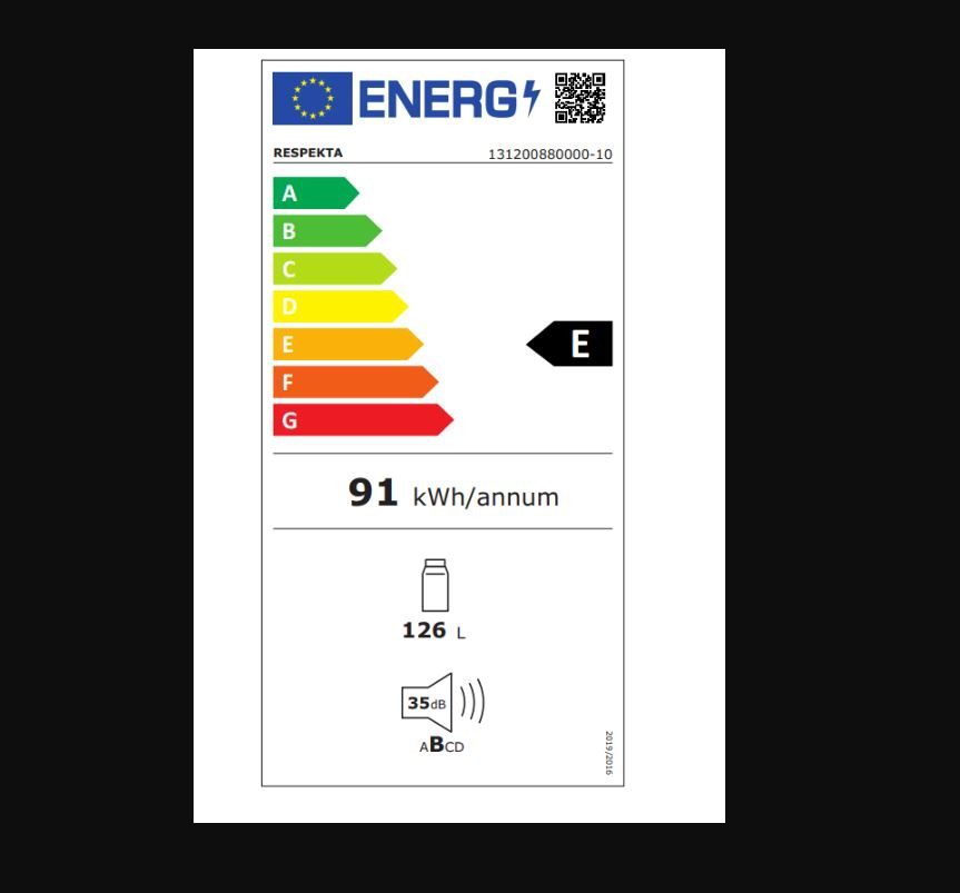 Energieeffizienzklasse: 