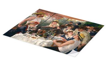 Posterlounge Wandfolie Pierre-Auguste Renoir, Frühstück der Ruderer, Wohnzimmer Malerei