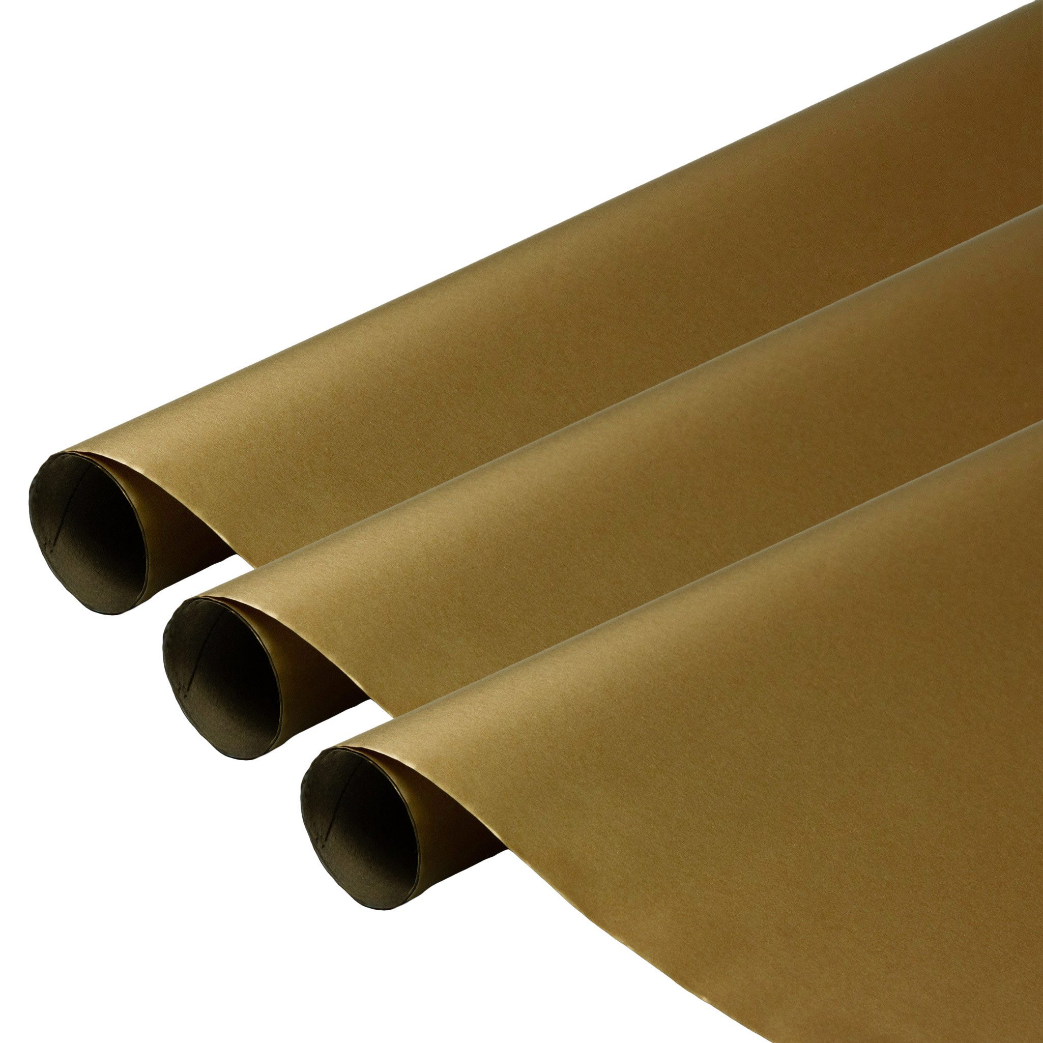 maDDma Geschenkpapier 3 Rollen Geschenkpapier mit Metalleffekt 0,7x2m Weihnachten Deko, Rolle