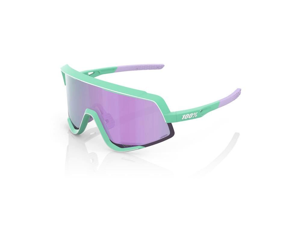 Sportbrille 100% Glendale - HiPER Mirror Lens unis Soft Tact Mint - High-Performan