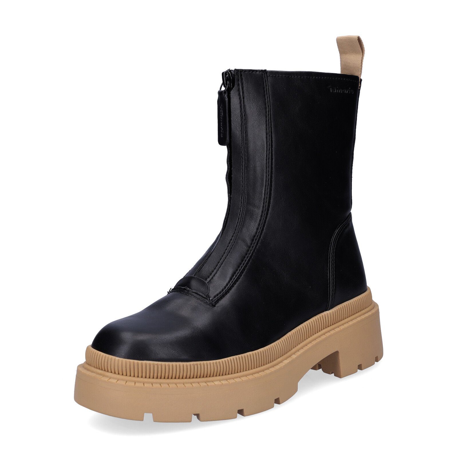 BLACK/CAMEL Tamaris Ankleboots (21203620) schwarz Boot Tamaris Damen