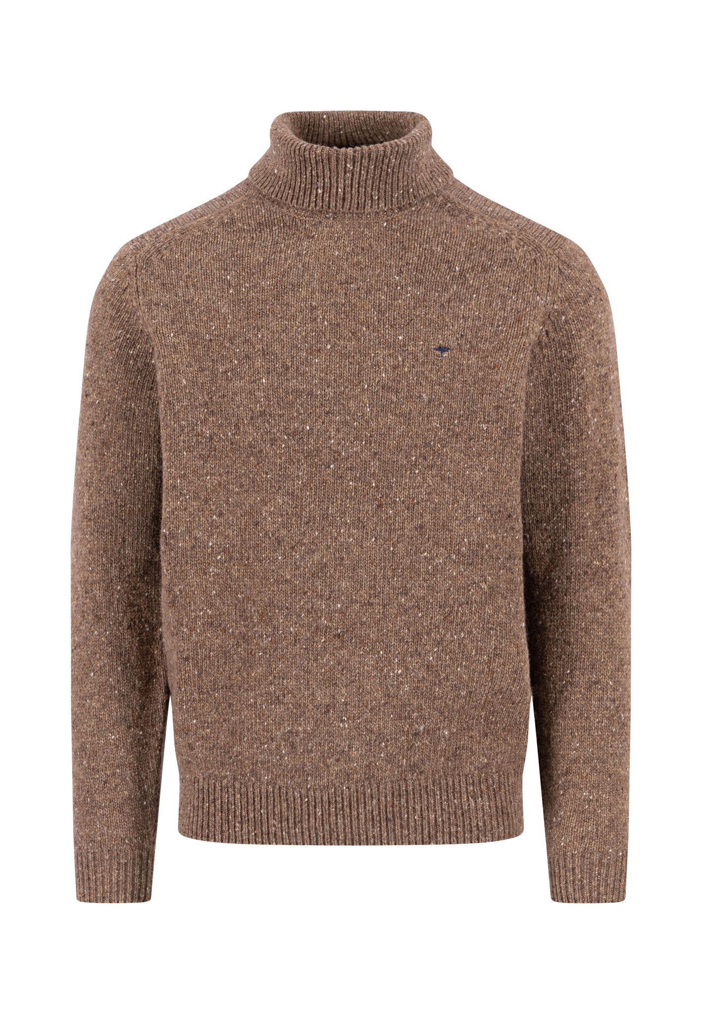 FYNCH-HATTON Rollkragenpullover im Strick-Look meliert günstig online kaufen