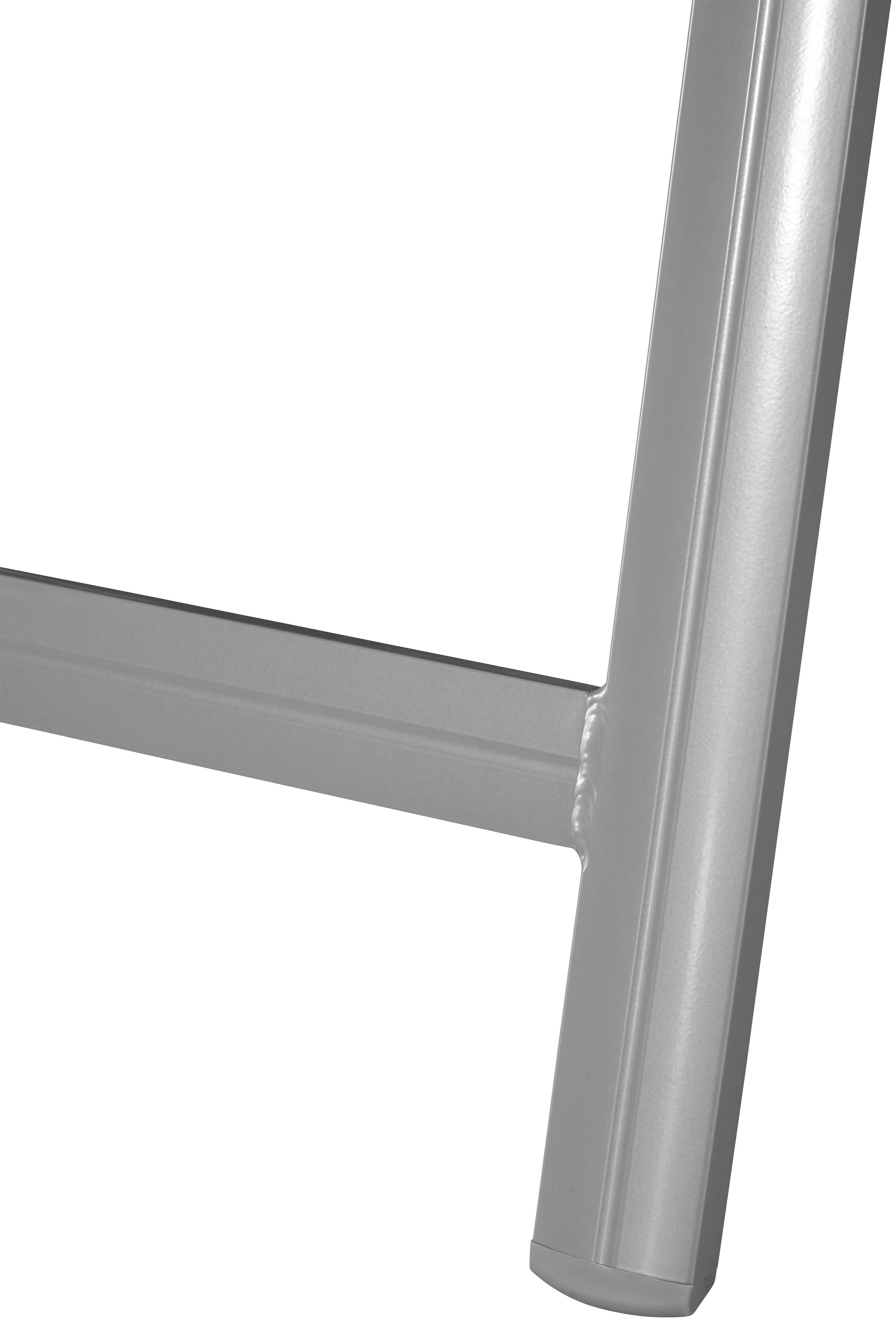 MERXX Gartenstuhl Taviano, TOPSELLER! (Set, 2 St), 2er Set, Alu/Textil, verstellbar, silber