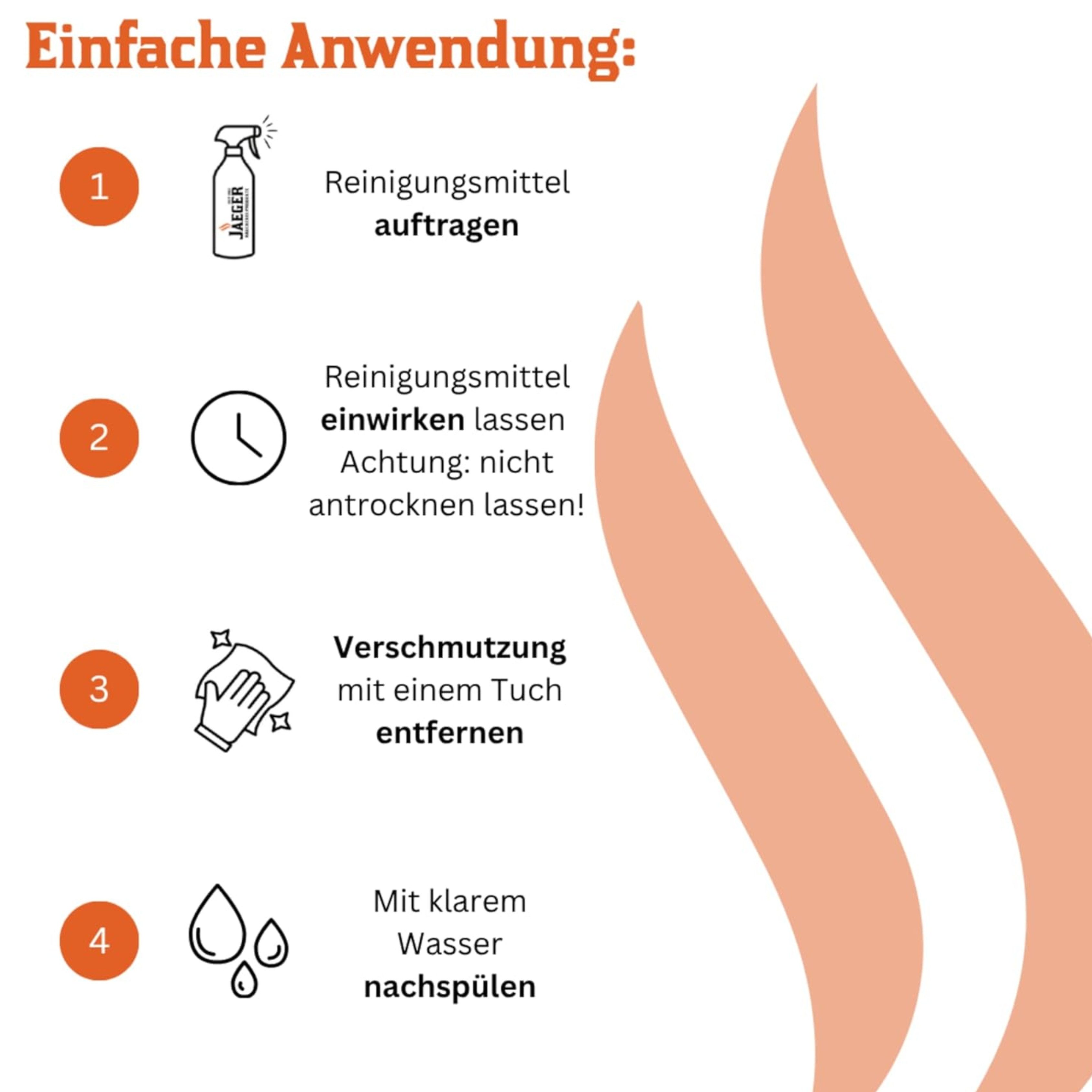 Jaeger Räuchereiprodukte 750 ml Räucherofenreiniger & Rauchharzentferner Grillreiniger