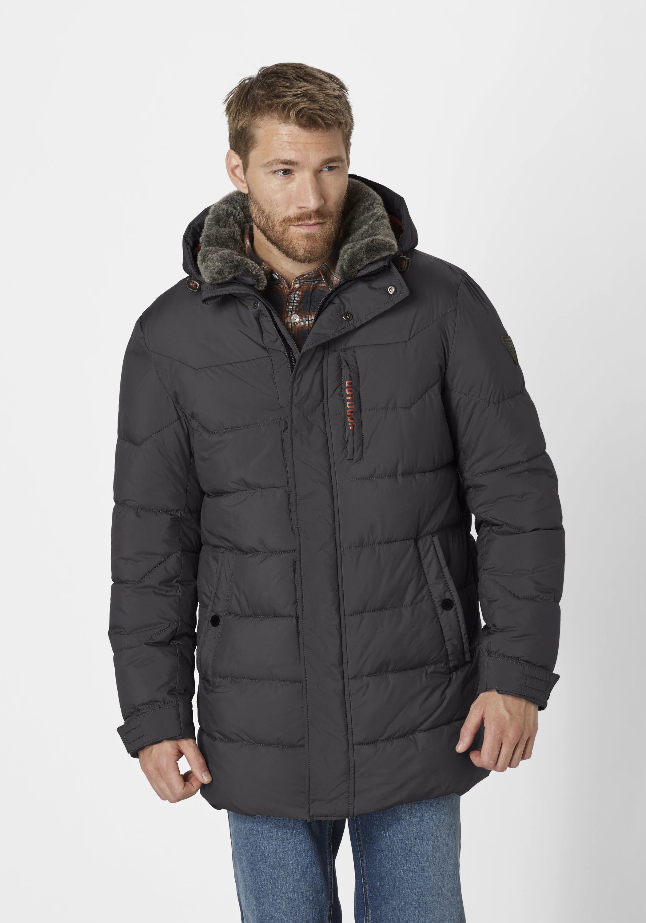 Redpoint Parka JOHN Pflegeleichte Regular Fit Winterjacke mit abnehmbarer K günstig online kaufen