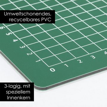 OfficeTree Schneideunterlage OfficeTree® Schneidematte grün - 90x60 cm (A1), 90 x 60 cm selbstheilend