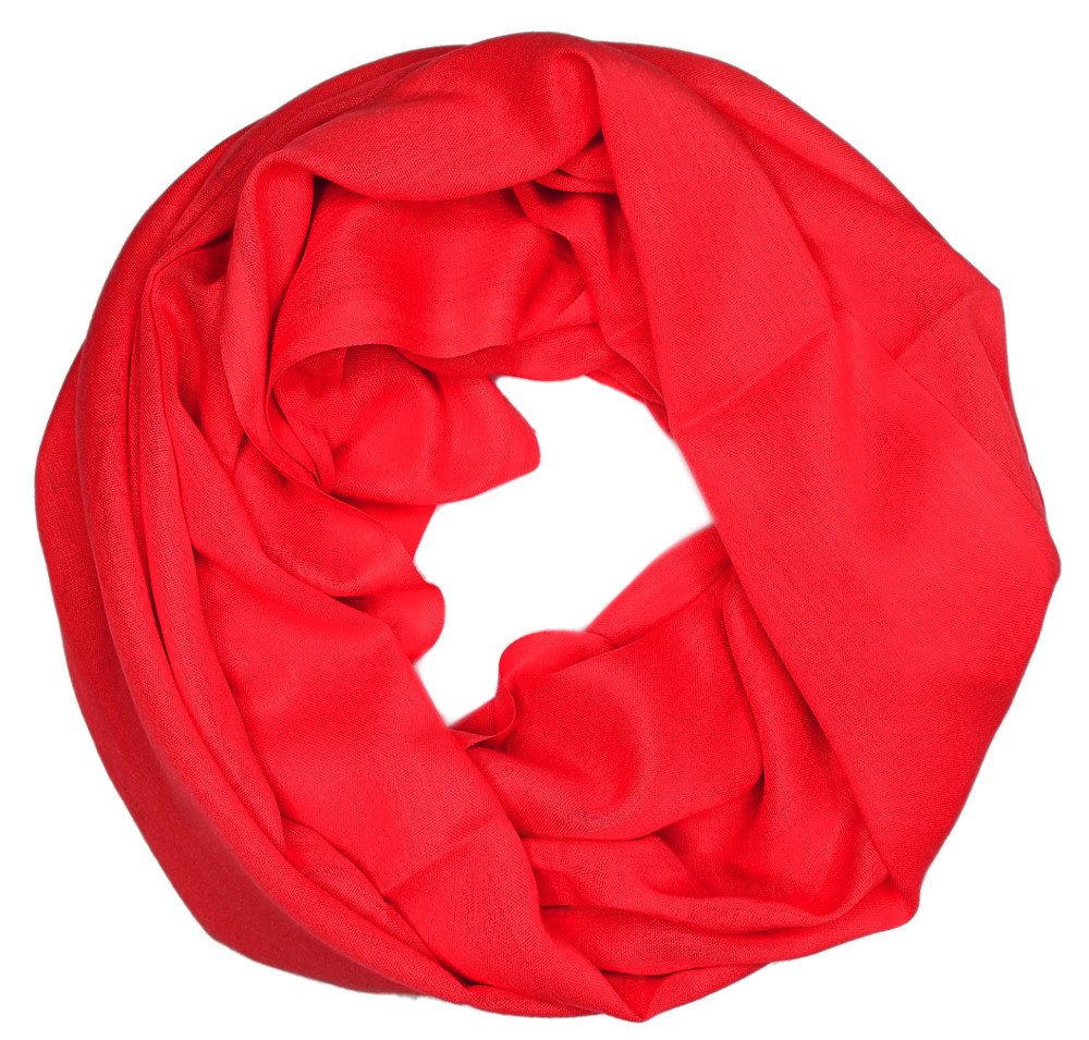 Loop Weicher Loop Schal in eleganten Unifarben Schlauchschal für Damen