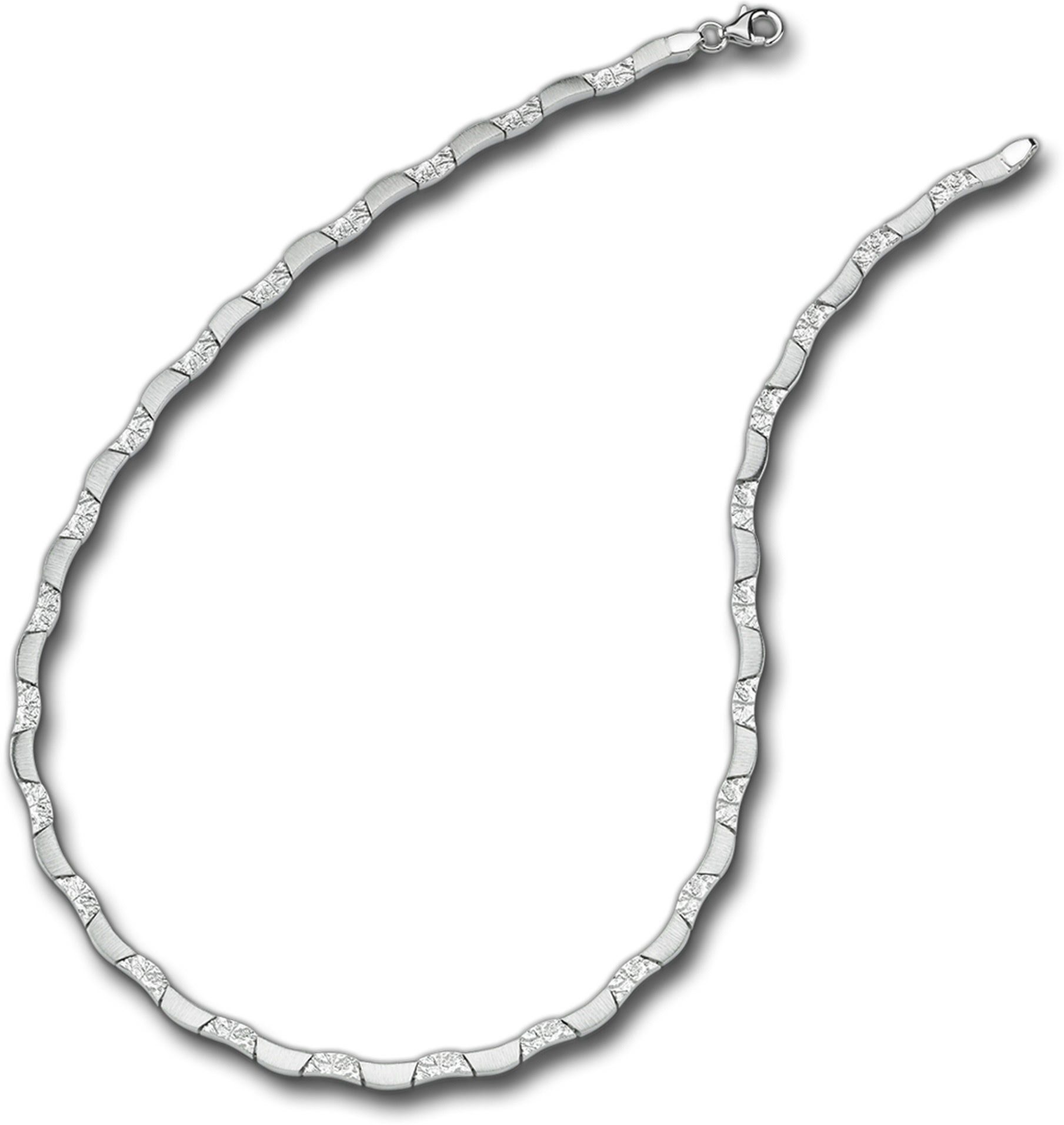 Balia Collier Sterling ca. 925 für Balia Halsketten (Collier), 45,5cm, Collier Halskette Colliers, Silber(Welle) Damen Damen