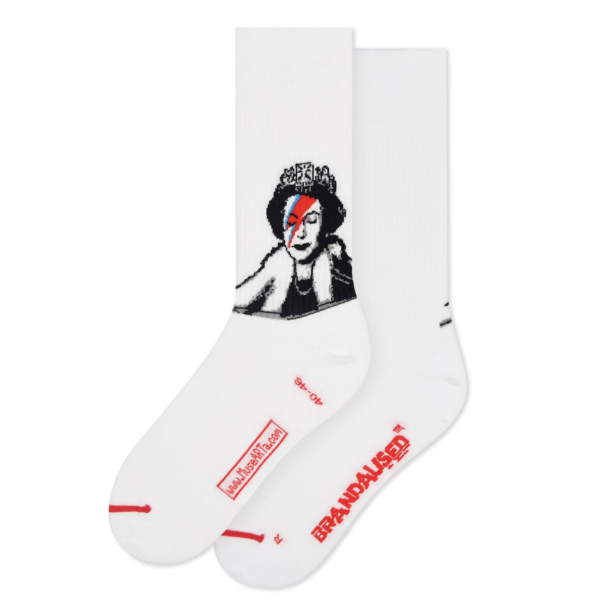 MuseARTa Langsocken The world's most famous Graffiti - Lizzie Stardust (Packung, 1-Paar, 1 Paar) Kunstwerke Socken Strümpfe, Herren oder Damen Socken Kunst-Motiv