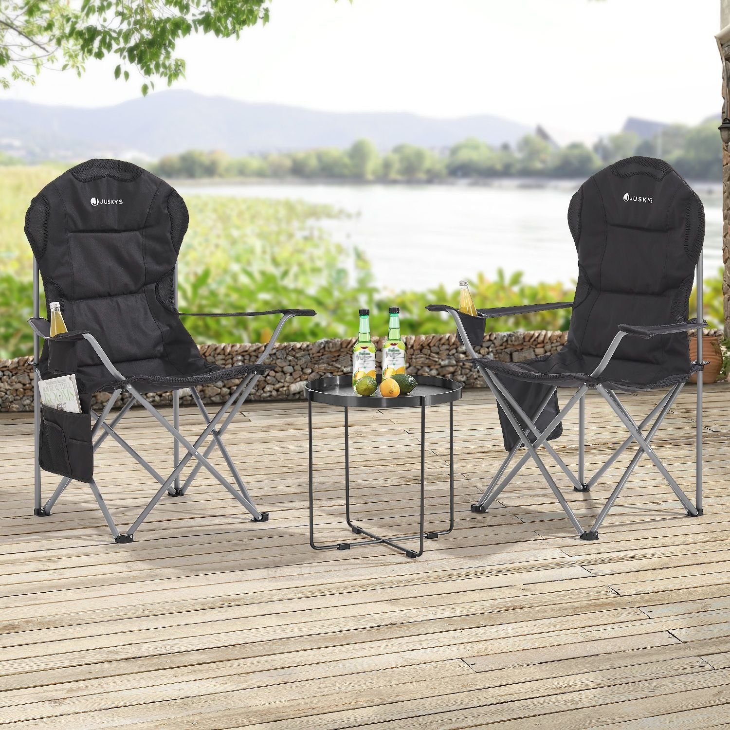 Juskys Campingstuhl Lido, leicht und stabil, günstig online kaufen