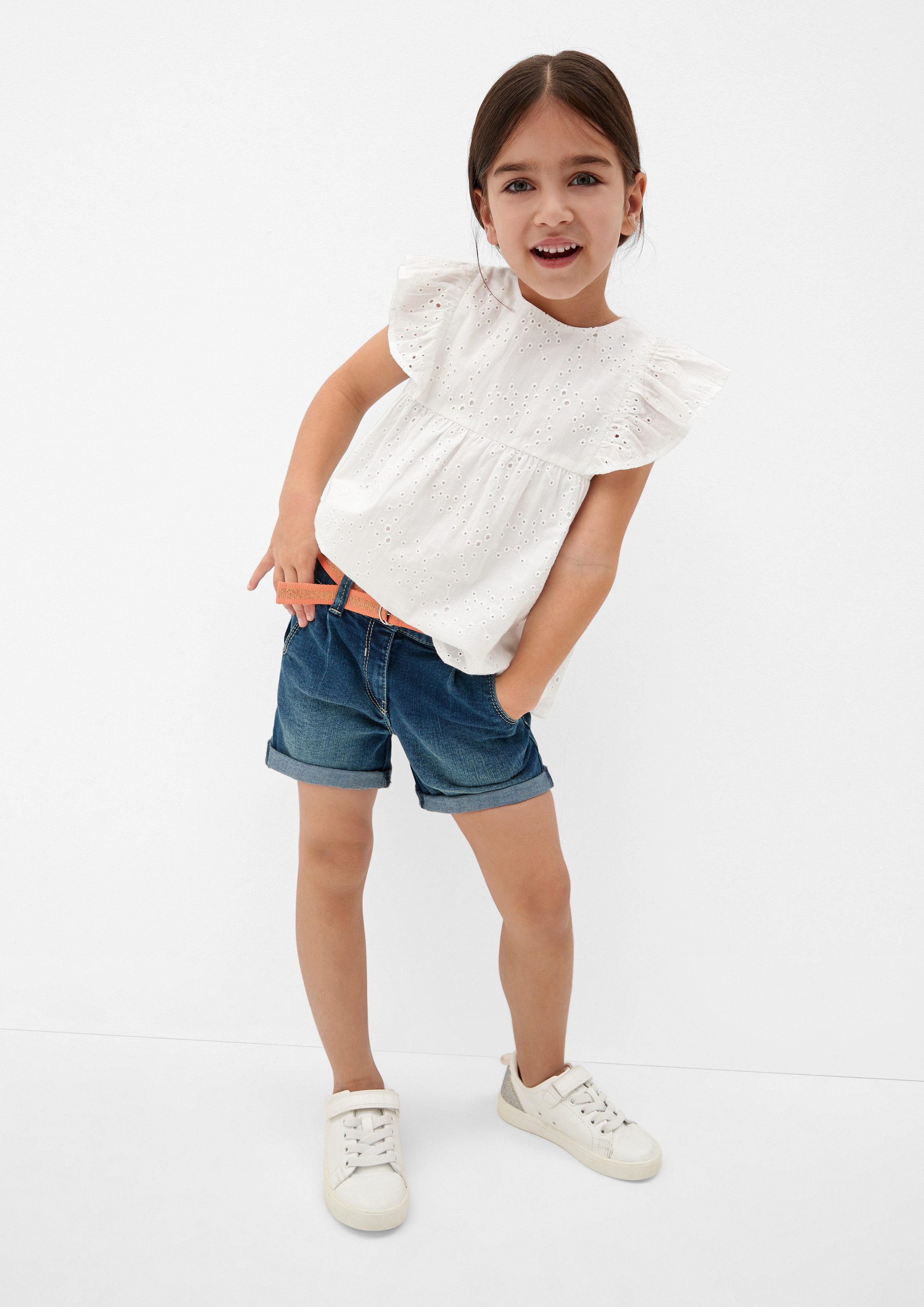 s.Oliver Jeansshorts Jeans-Hose Jeans-Shorts / Loose Fit / High Rise / Wide Leg