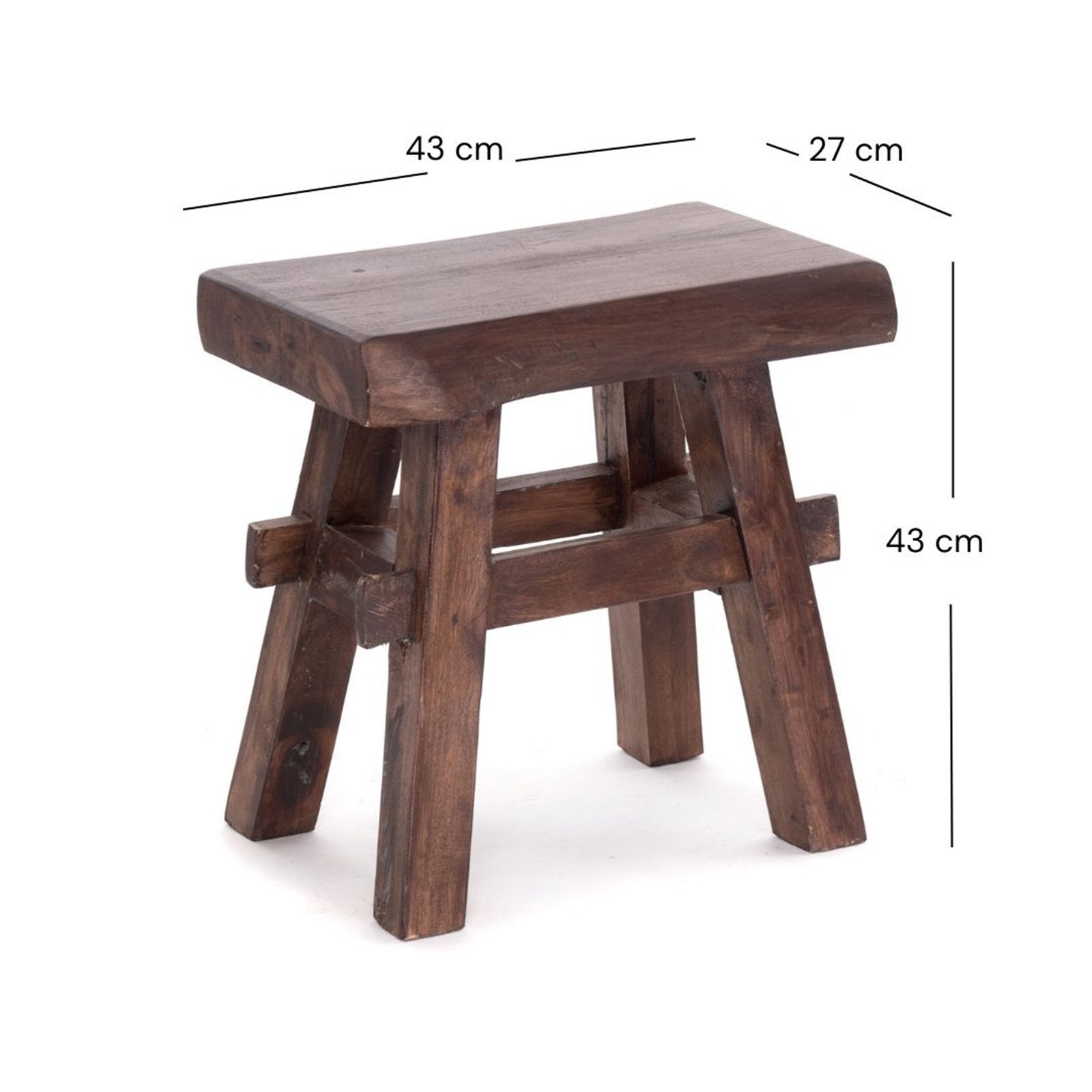 DESIGN DELIGHTS Hocker HOLZ HOCKER "VINTAGE günstig online kaufen
