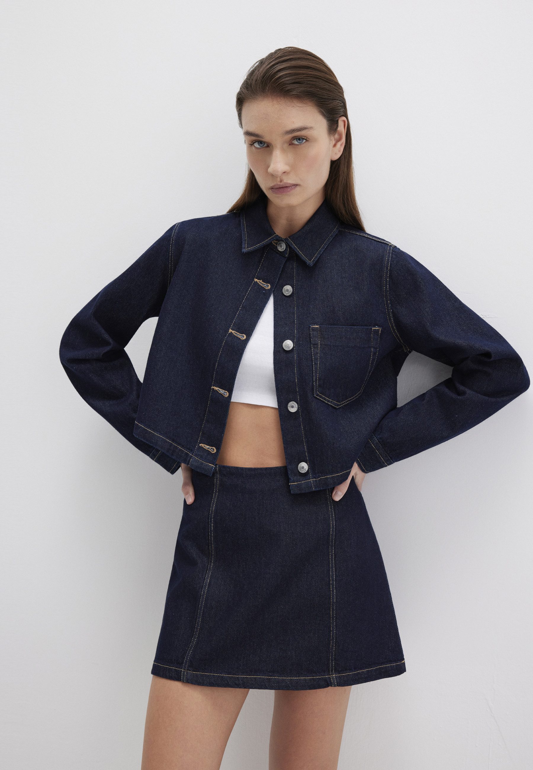 Mavi Jeansbluse LONG SLEEVE SHIRT Overshirt günstig online kaufen