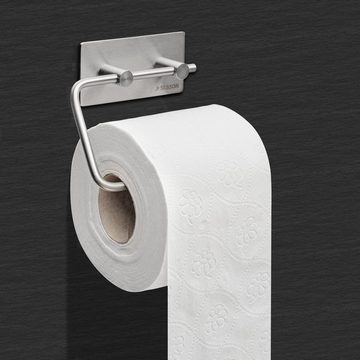 SEBSON Toilettenpapierhalter Toilettenpapierhalter ohne Bohren, selbstklebender Klopapierhalter