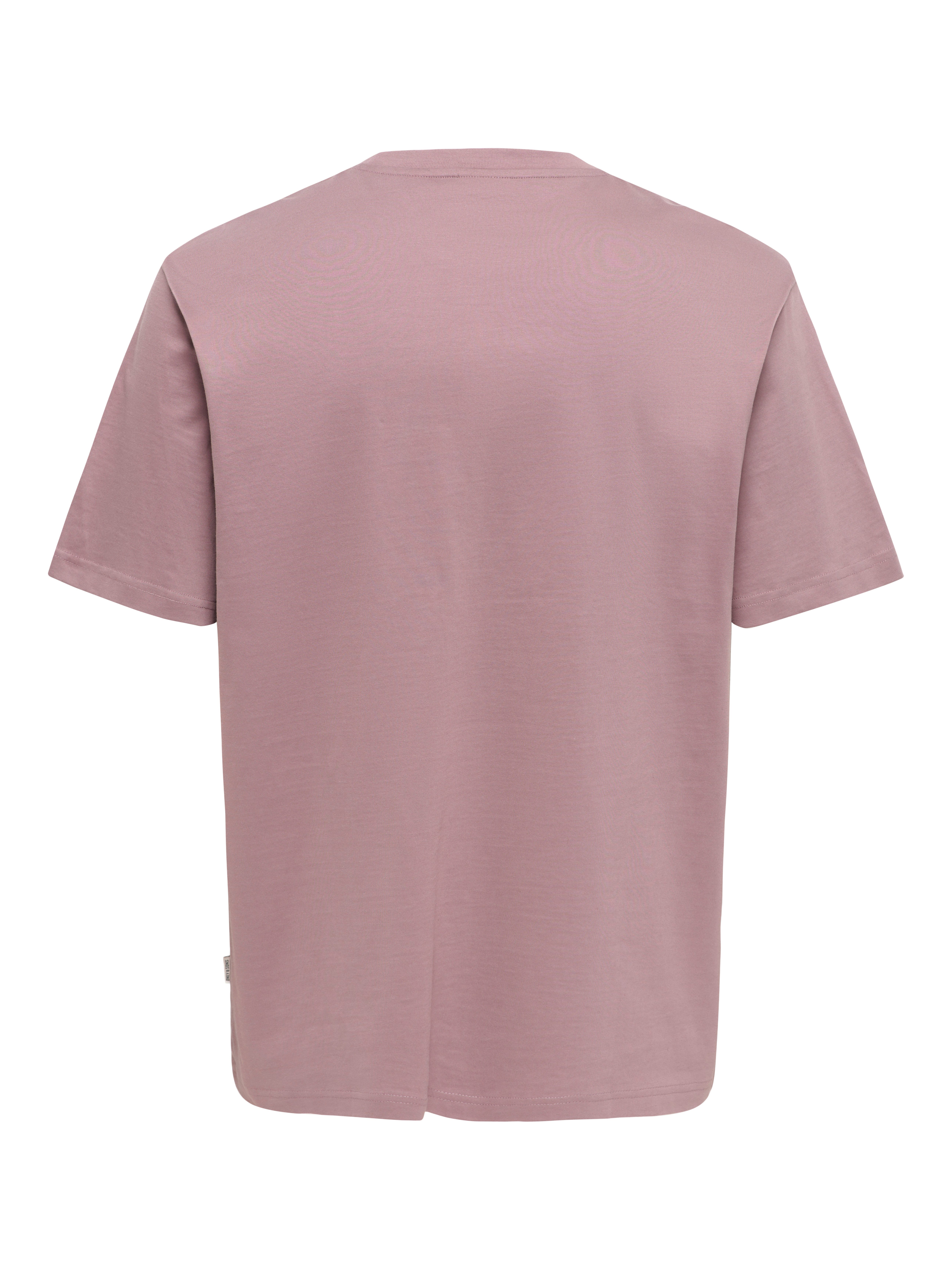ONLY & SONS Rundhalsshirt ONSFRED RLX SS TEE Baumwolle, relaxed fit